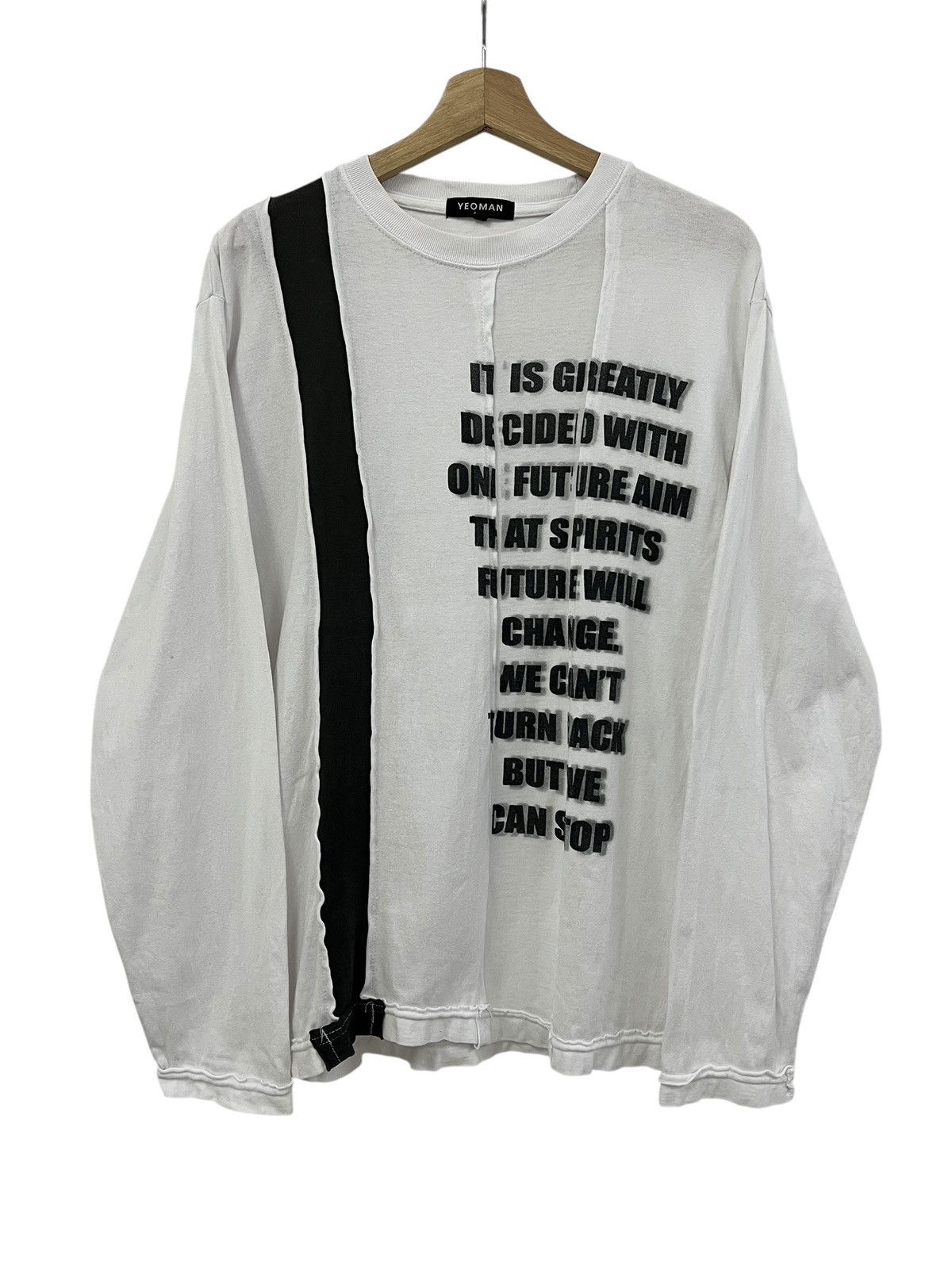 Japanese Brand Yeoman 🇯🇵 Poem Rebuild Longsleeve Shirt Size US M / EU 48-50 / 2 - 1 Thumbnail
