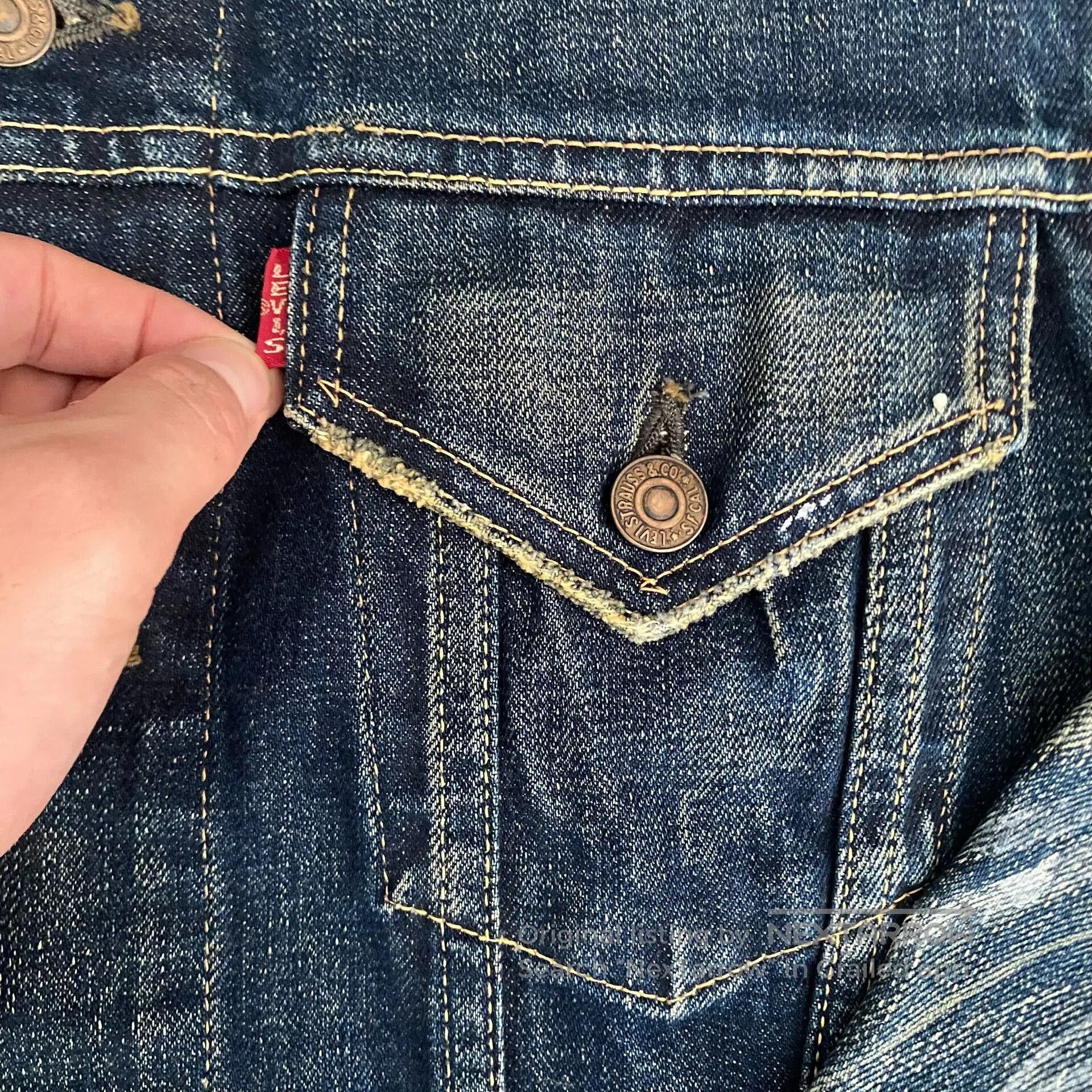 Levi's Vintage Clothing Levi's LVC70505 Denim Jacket. Size US XXS / EU 40 - 5 Thumbnail