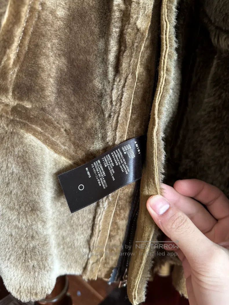 Amiri Amiri Motorcycle one-piece fur brown Size US M / EU 48-50 / 2 - 8 Thumbnail