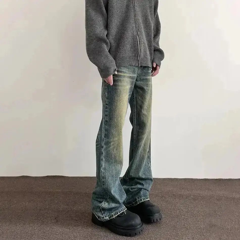 Japanese Brand Y2k Vintage Blue Distressed Casual Fashion Jeans Size US 32 / EU 48 - 1 Thumbnail