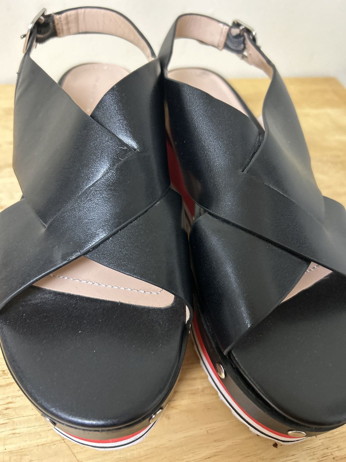 Zara Women’s Studded platform sandals 6.5(37) Size US 6.5 / IT 36.5 - 9 Thumbnail