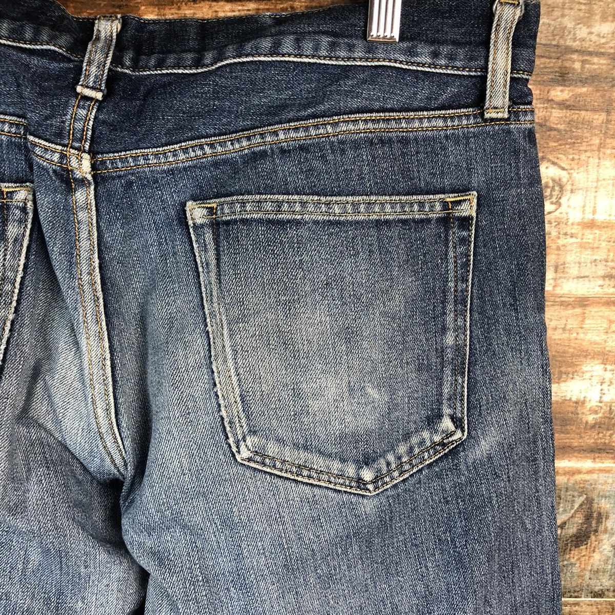 Japanese Brand Uniqlo japan Blue Distressed ripped Denim Pants #A1411 Size US 36 / EU 52 - 19 Thumbnail