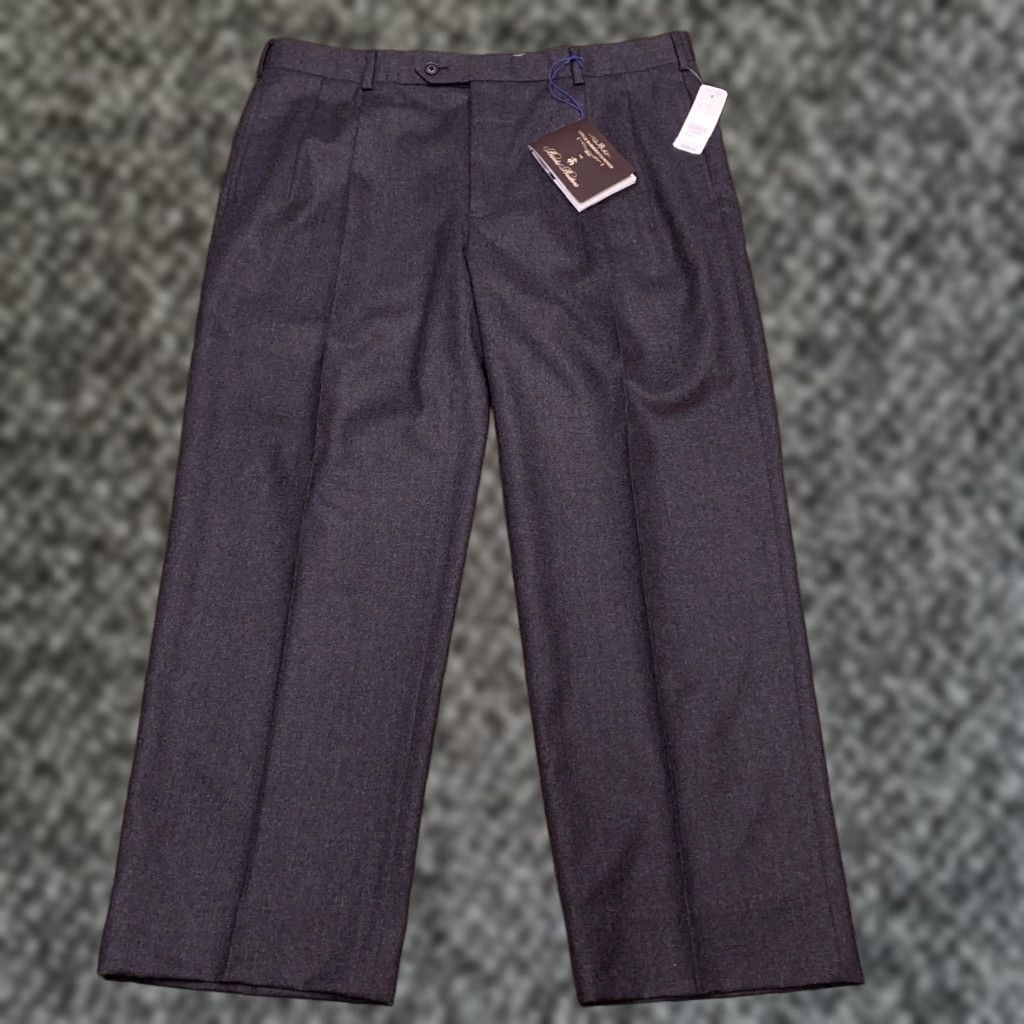 Brooks Brothers Brooks Brothers Madison Pants W38 Gray Wool Vitale Barberis Canonico New Size US 38 / EU 54 - 1 Thumbnail