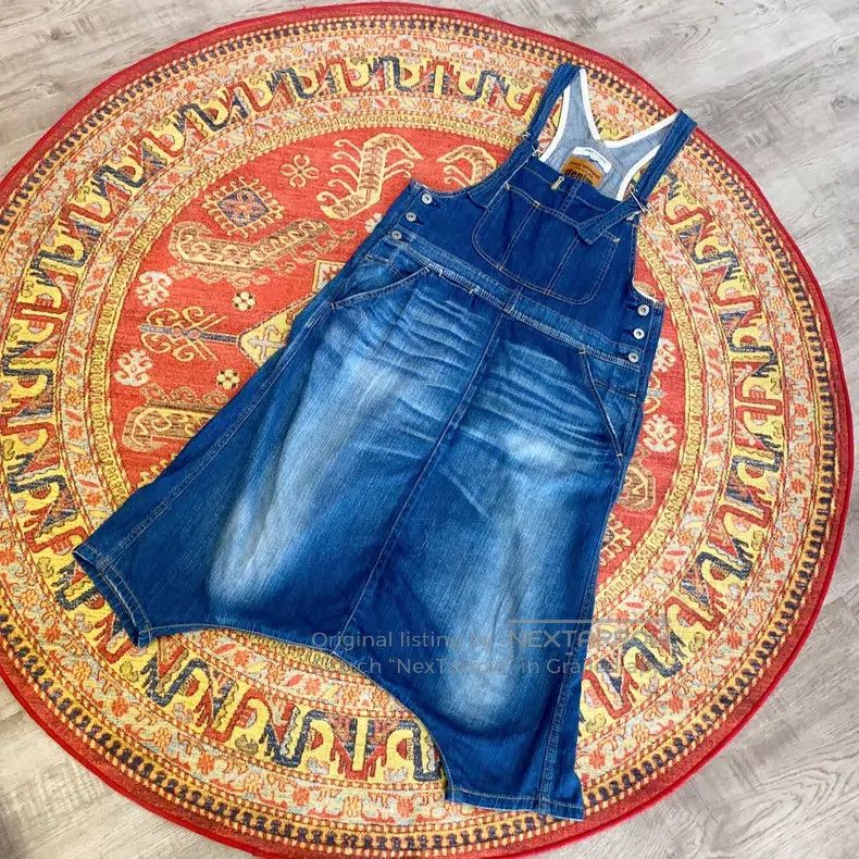 Comme des Garcons Comme Des Garcons size XS Bib denim pants Size 25" / US 0 / IT 36 - 1 Thumbnail