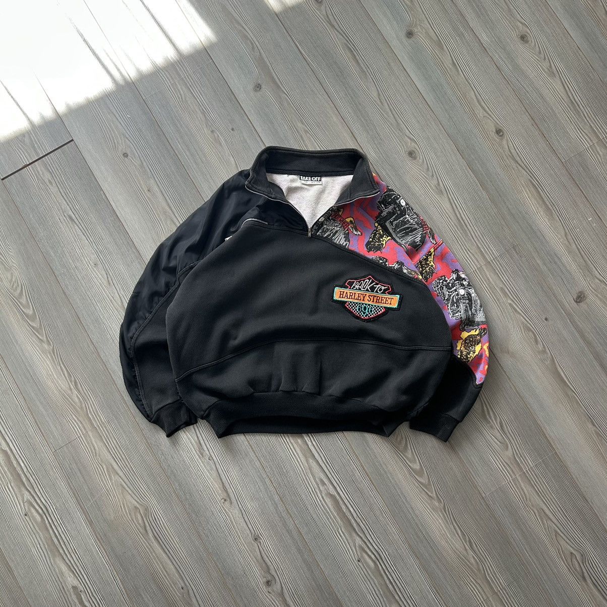 Adidas VTG 80s Adidas Take Off Back To Harley Street Sweatshirt Size US M / EU 48-50 / 2 - 1 Thumbnail