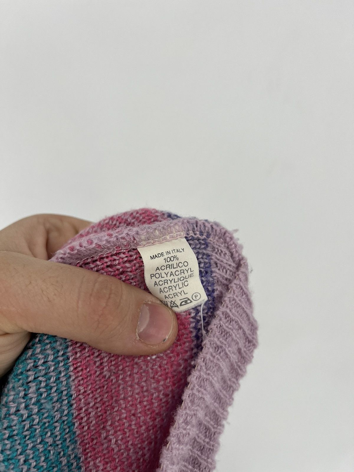 Vintage Vintage 90s Wool Sweater Oversize Made in Itali Size M / US 6-8 / IT 42-44 - 7 Thumbnail