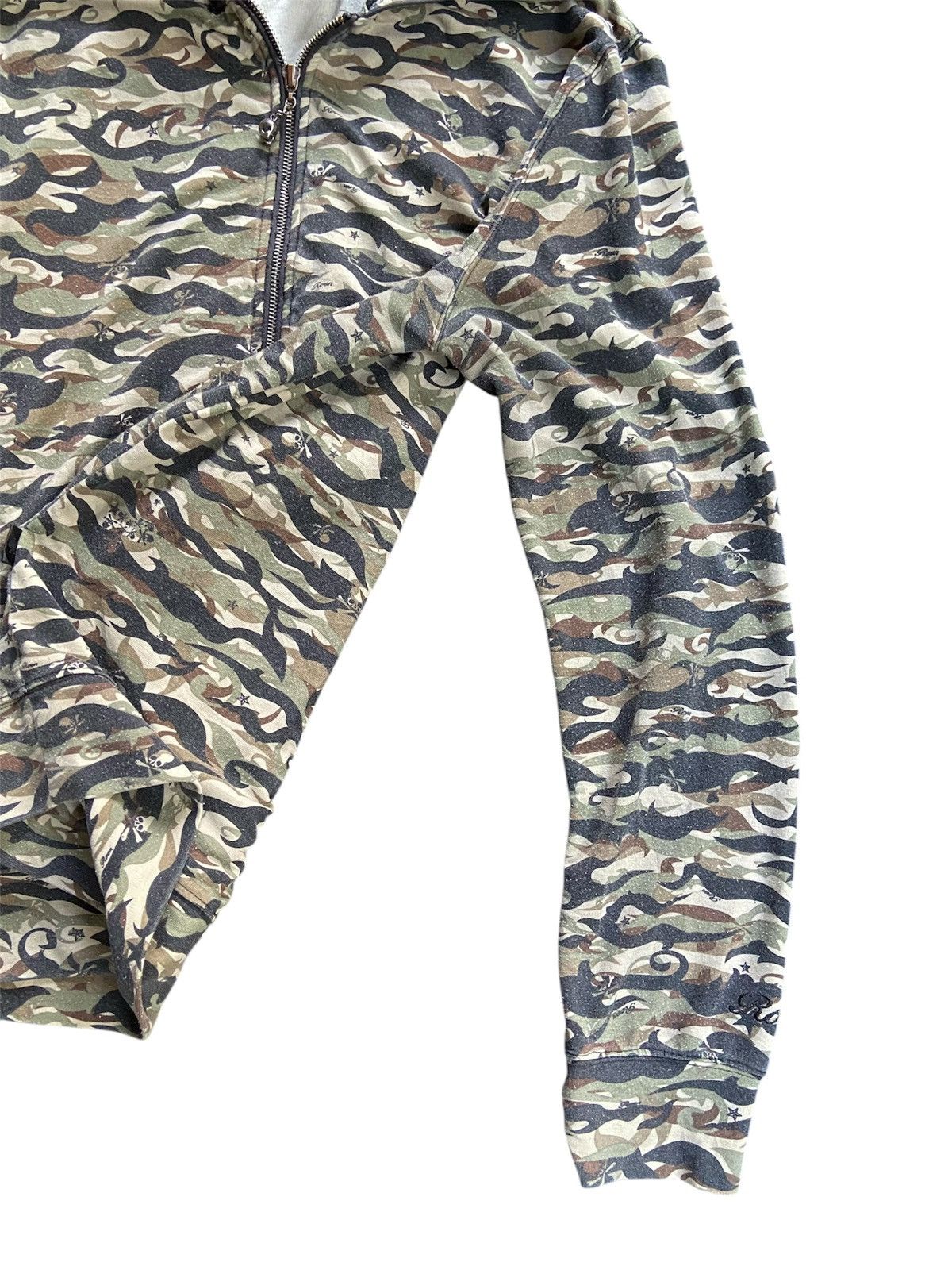 Roen ROEN SKULL ARMY ZIP HOODIE Size US L / EU 52-54 / 3 - 7 Thumbnail