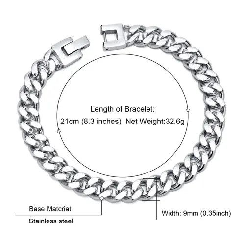 Japanese Brand × Jewelry Wide Cuban Chain Bracelets Size ONE SIZE - 4 Thumbnail