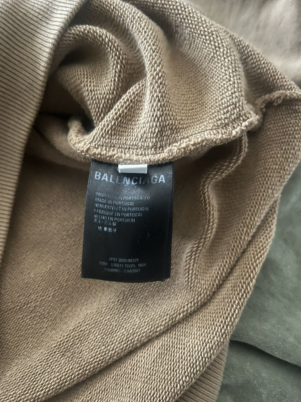 Balenciaga Tan Laurel BB Logo Hoodie Size US L / EU 52-54 / 3 - 2 Thumbnail
