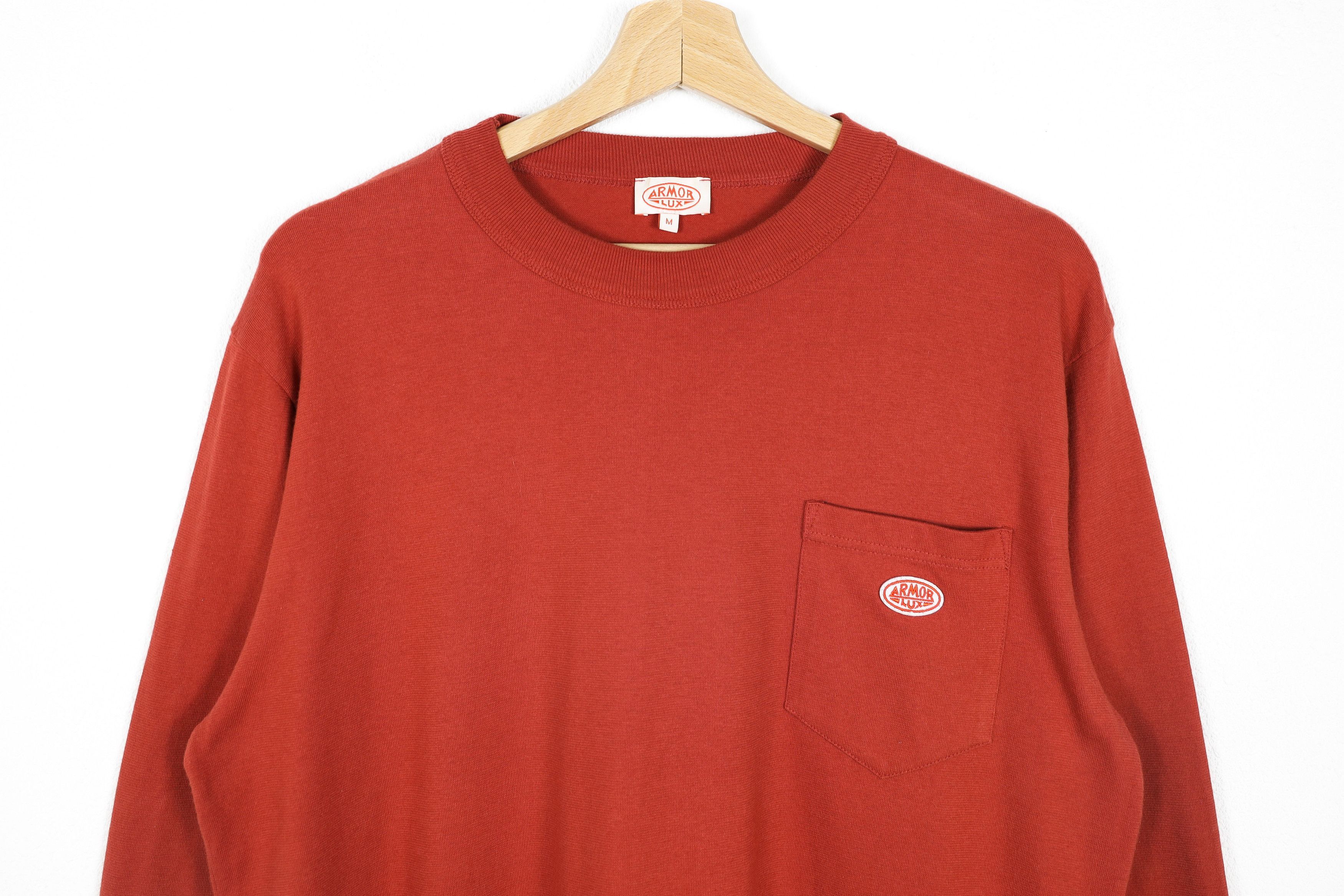 Armor-Lux Armor Lux Heritage Pocket Logo Long Sleeve T-Shirt Size US M / EU 48-50 / 2 - 2 Thumbnail