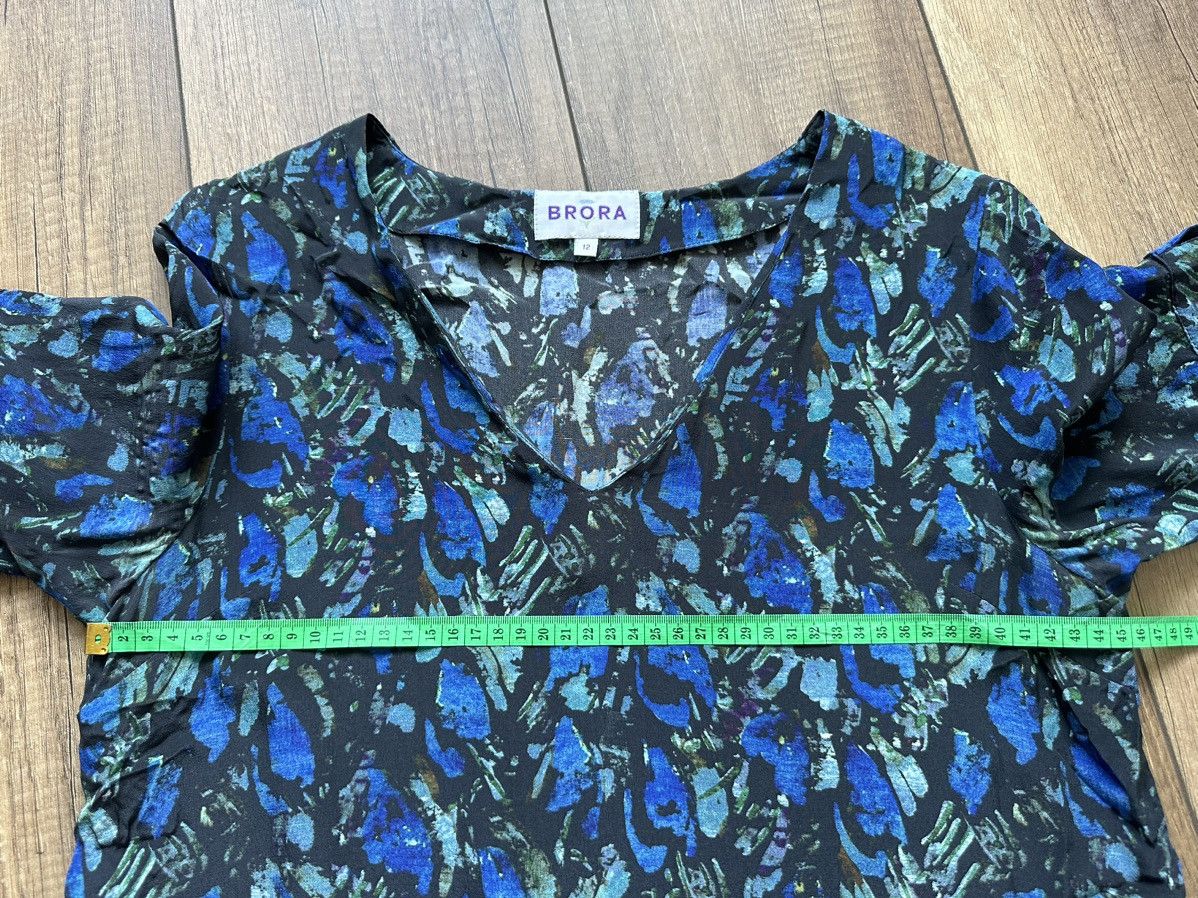 Designer Dress Brora 100% silk 12 UK Size M / US 6-8 / IT 42-44 - 7 Thumbnail