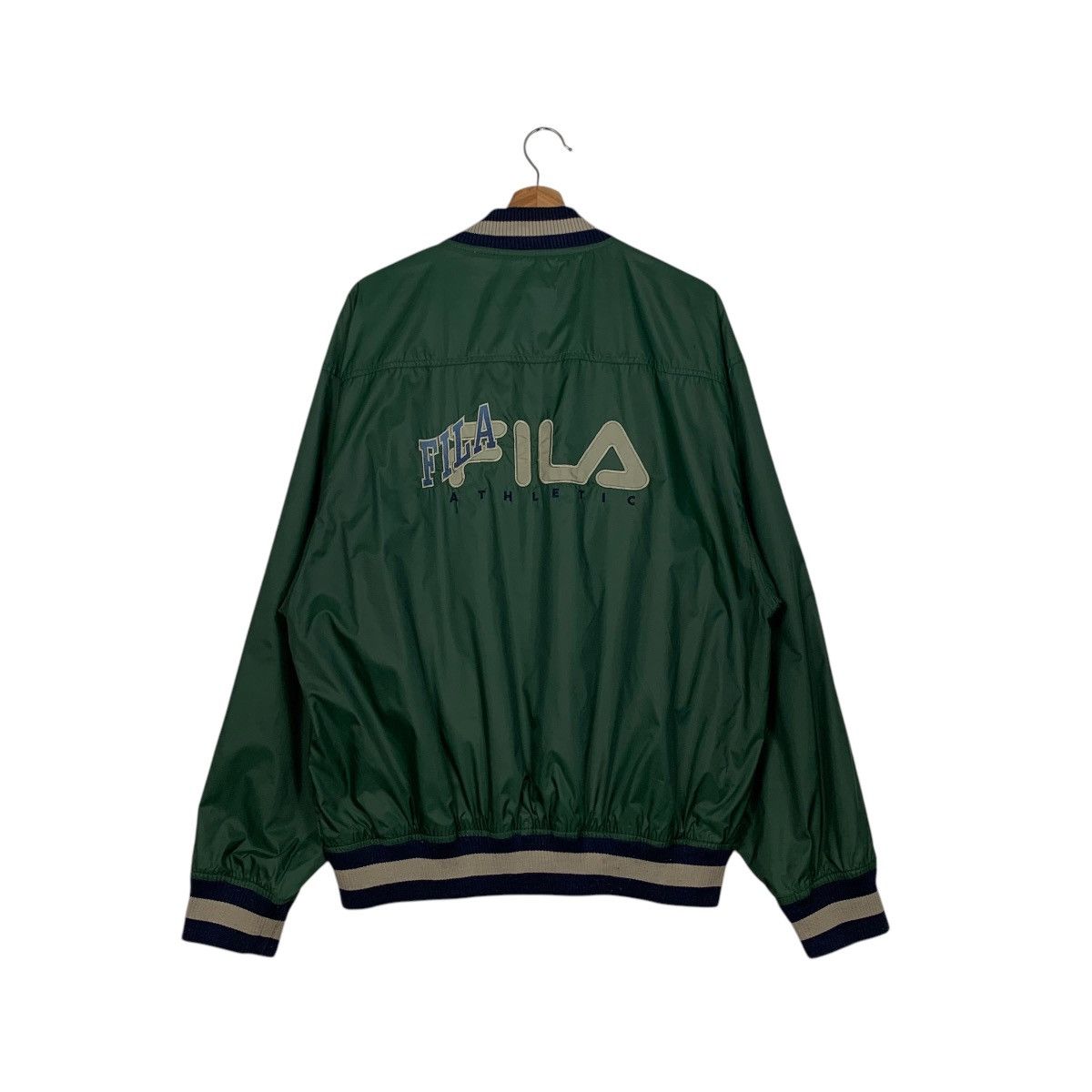 Fila Vintage 90’s FILA Big Logo Coach Jacket Varsity #2595-C117 Size US M / EU 48-50 / 2 - 7 Thumbnail
