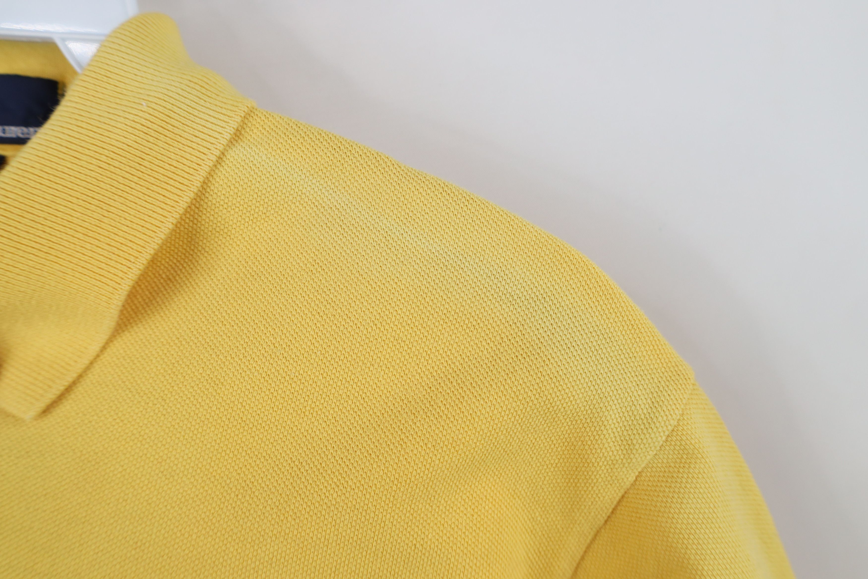 Ralph Lauren Vintage 90s Ralph Lauren Pique Cotton Golf Polo Shirt Yellow Size US M / EU 48-50 / 2 - 9 Thumbnail