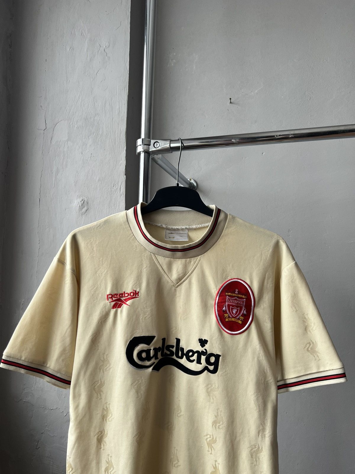 Reebok 1996/97 LIVERPOOL #9 FOWLER AWAY SOCCER JERSEY FOOTBALLSHIRT Size US M / EU 48-50 / 2 - 4 Thumbnail