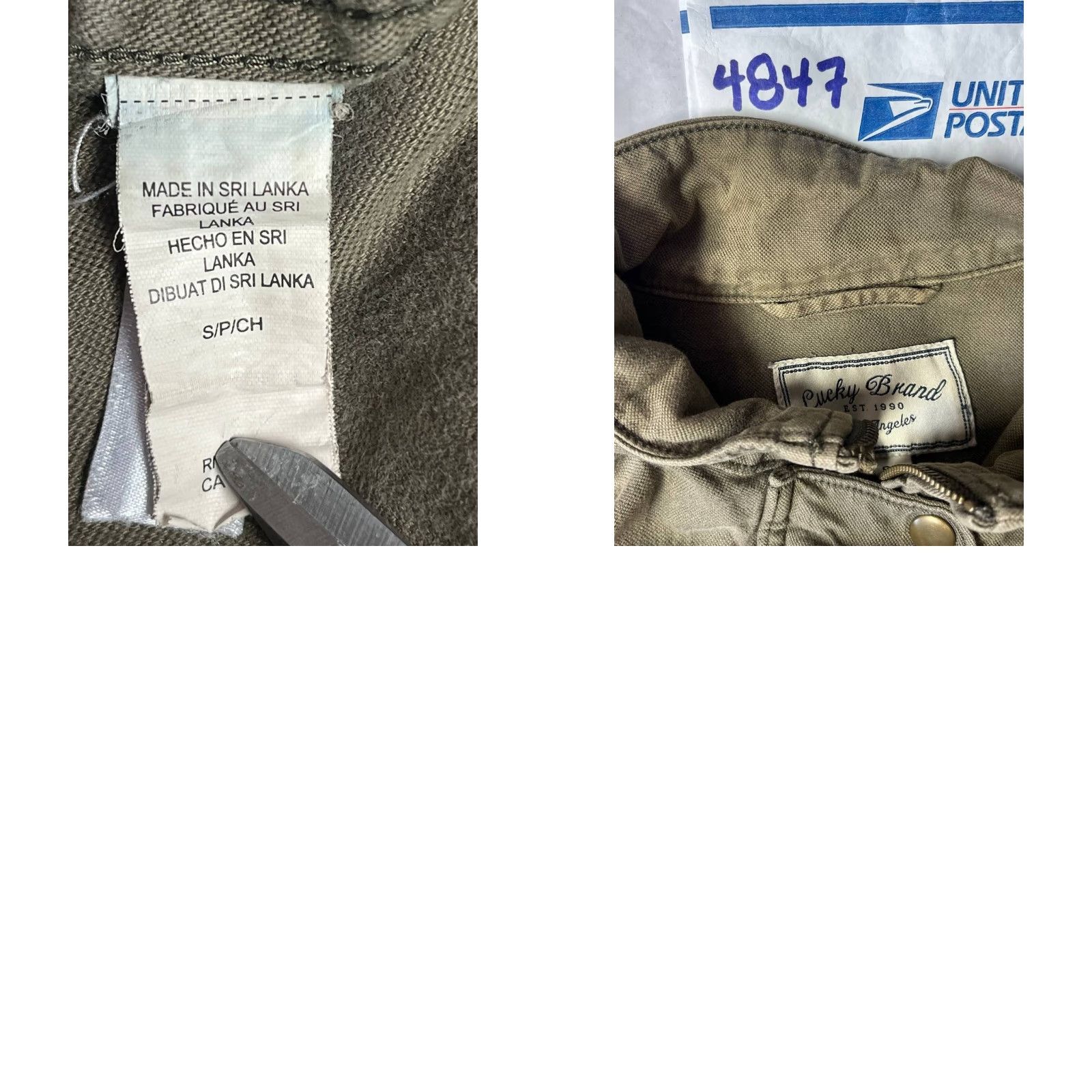 Lucky Brand Lucky Brand Jacket Women Size S Olive Green Full Zip Utility Cargo Long Sleeves Size S / US 4 / IT 40 - 8 Thumbnail