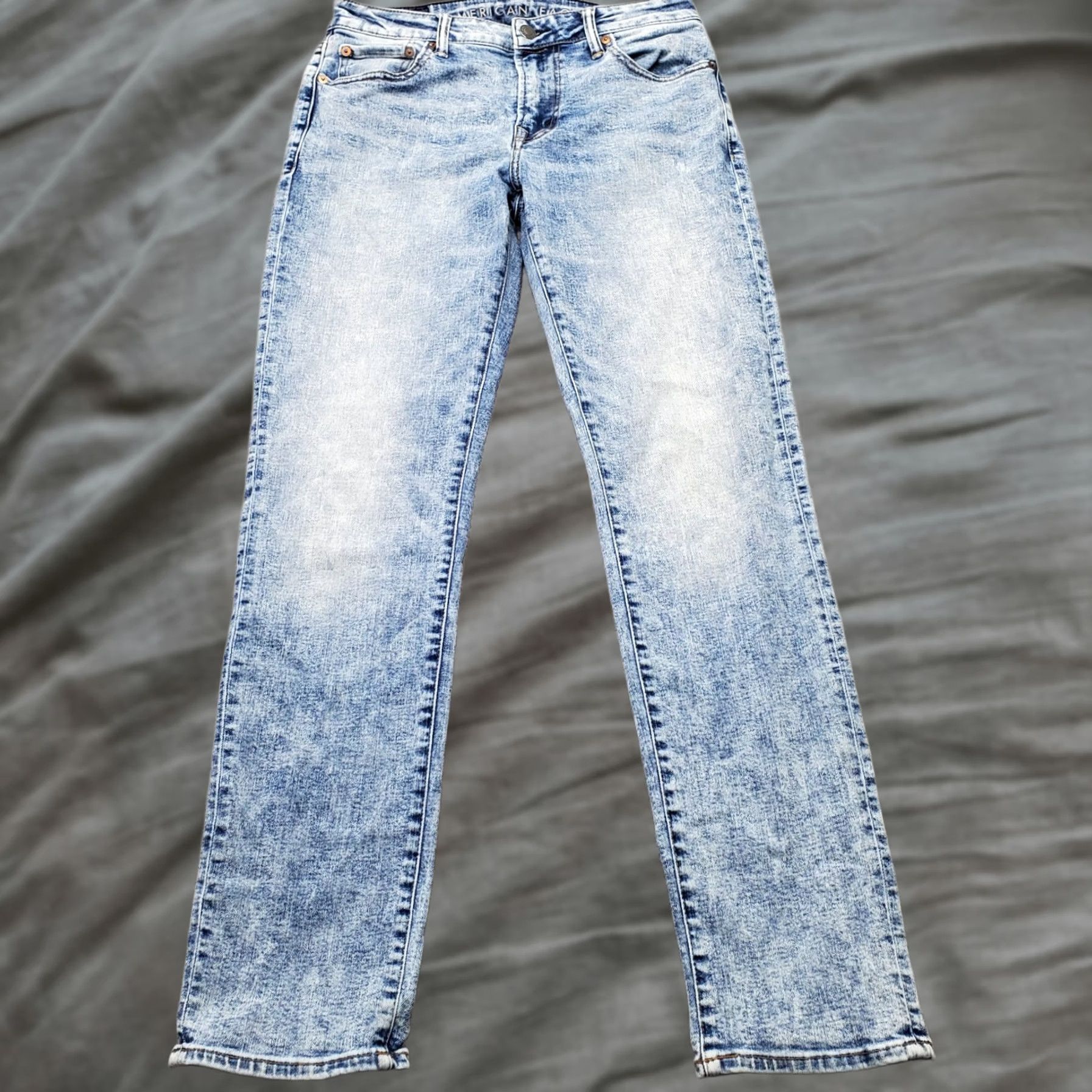 American Eagle Outfitters American Eagle Outfitters Jeans Men 30/34 Blue Denim Slim Straight 5-Pocket Design 31.25 Inseam Mens Size 30/34 Color Blue Size US 30 / EU 46 - 1 Thumbnail