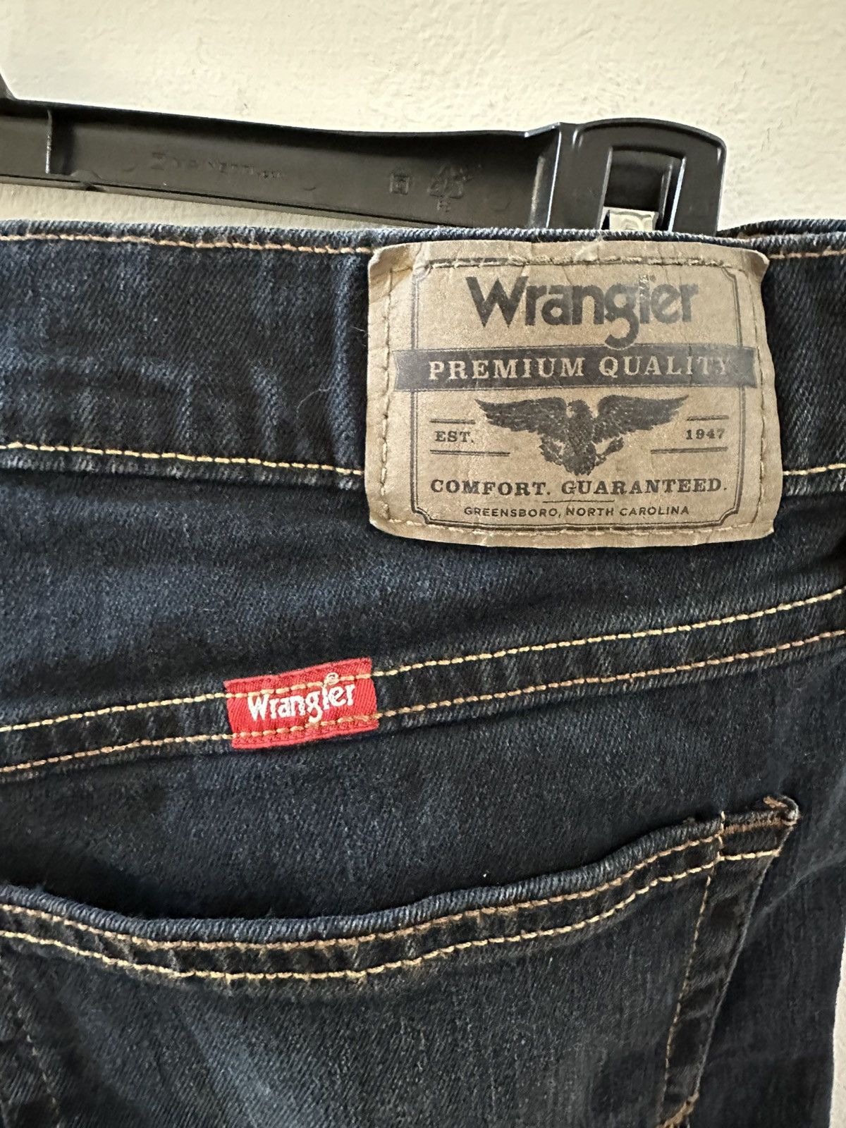 Wrangler Wrangler Slim Straight Jeans Size US 32 / EU 48 - 4 Thumbnail