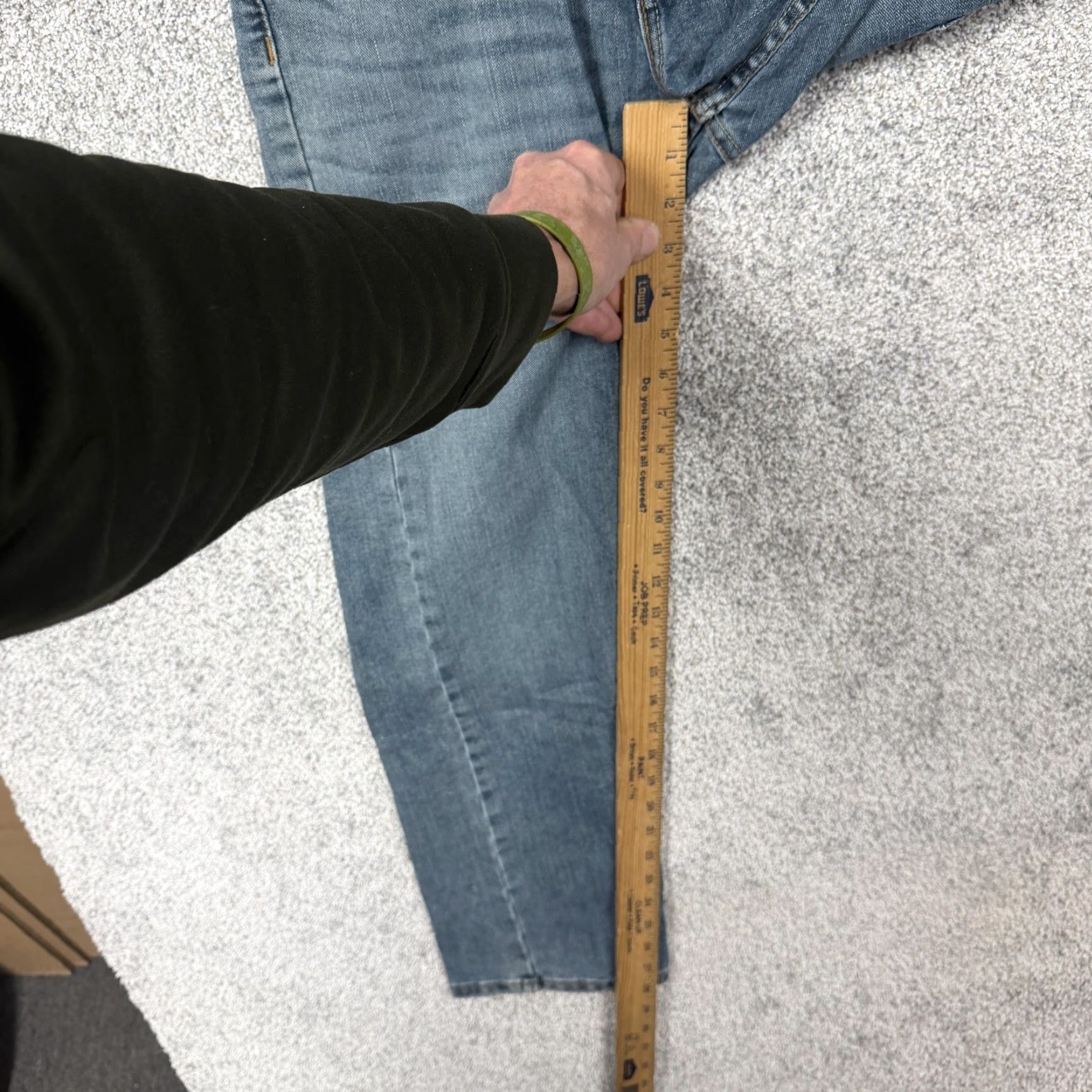 Levi's Levi's Gold Jeans Mens 30x28 Blue Straight Leg Mid Wash Denim Ind ie Sleaze Jeans 5-Pocket Signature Gold Logo Mens Distressed? Size US 30 / EU 46 - 4 Thumbnail