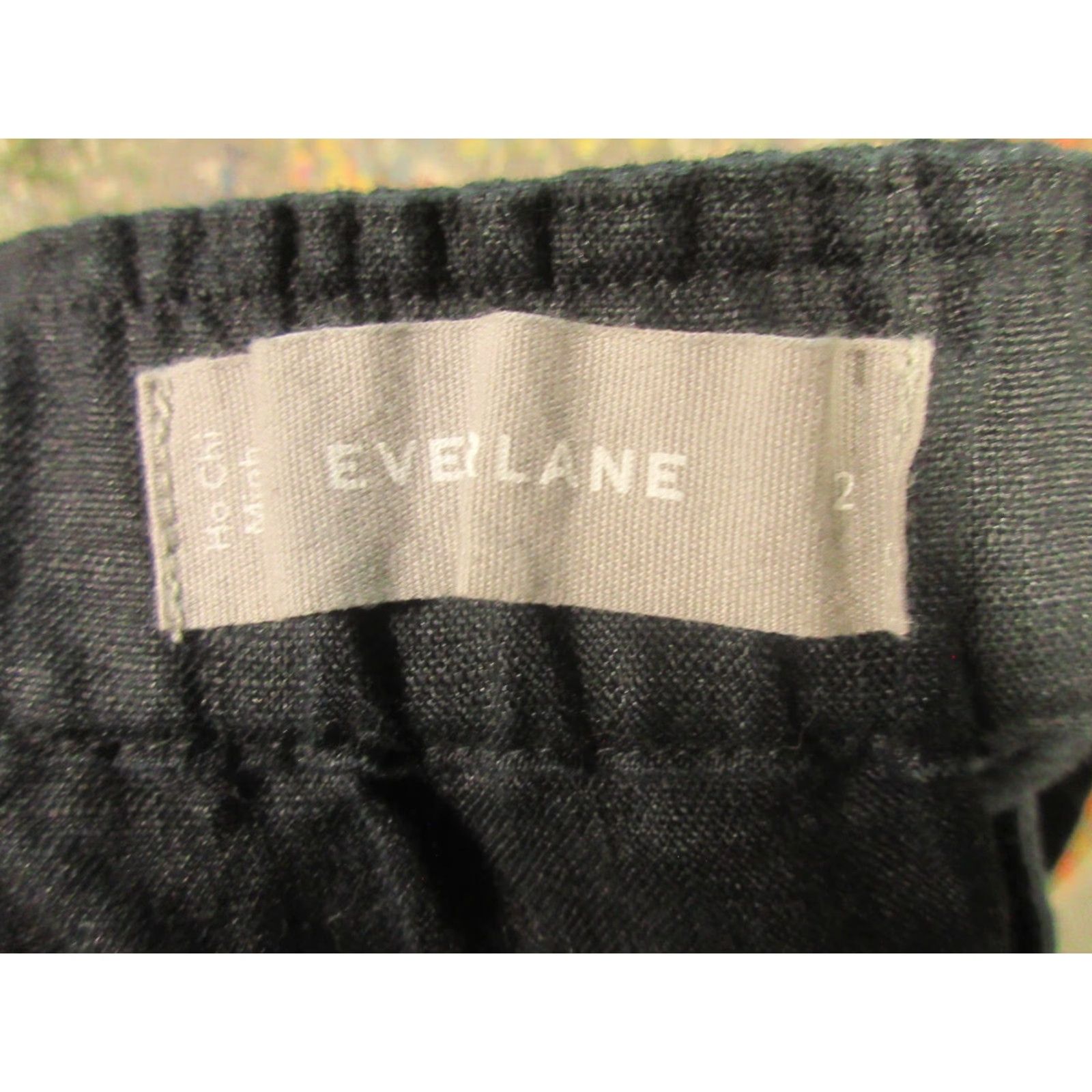 Everlane Everlane Linen Square Neck Jumpsuit Womens 2 Black Crop Sleeveless One-Piece Bohemian Modern Jumpsuit Womens Size XS / US 0-2 / IT 36-38 - 3 Thumbnail