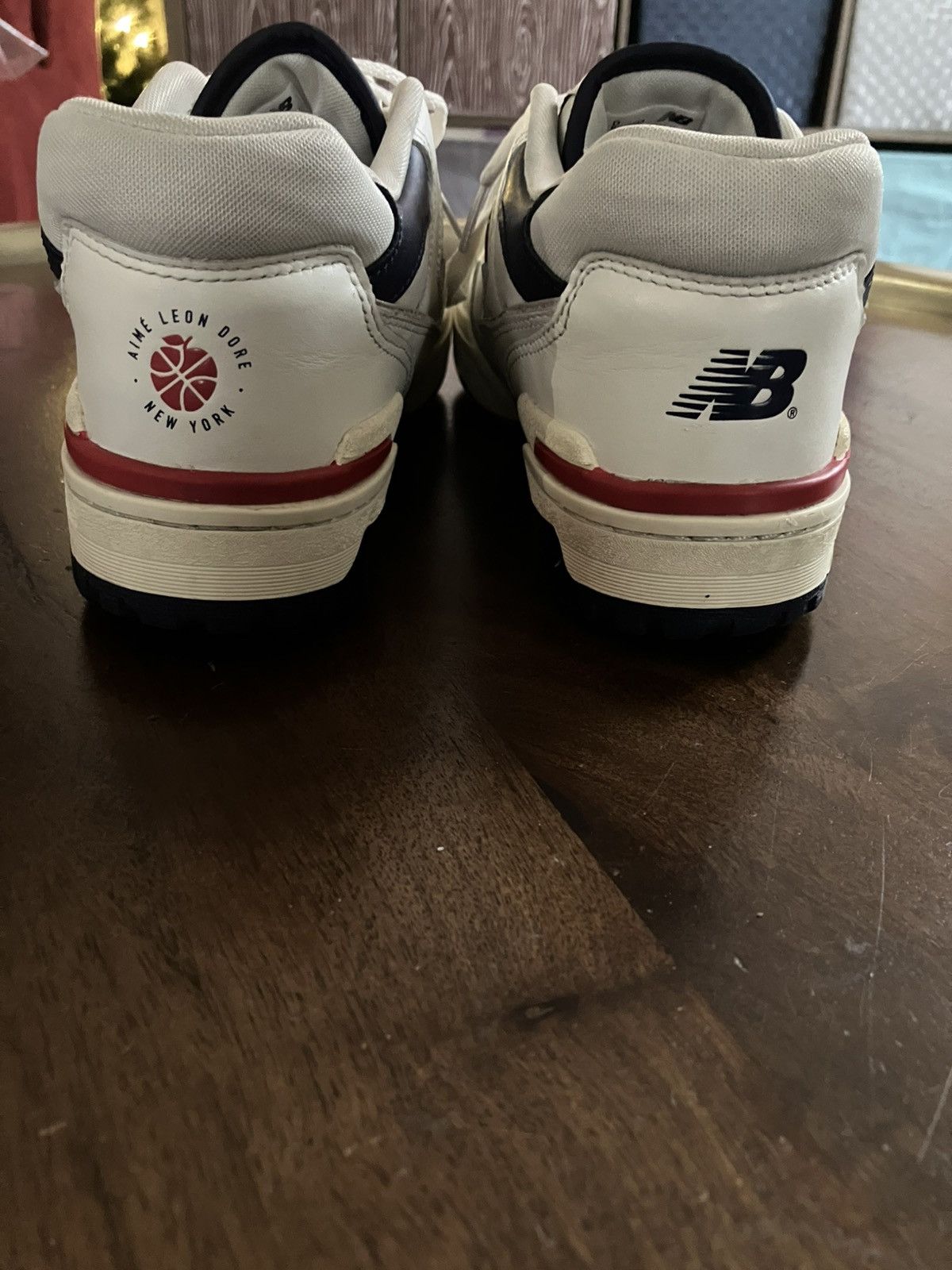 Aime Leon Dore × New Balance New Balance x Aimé Leon Dore 550 Red Navy Men’s Size 8 Size US 8 / EU 41 - 4 Thumbnail