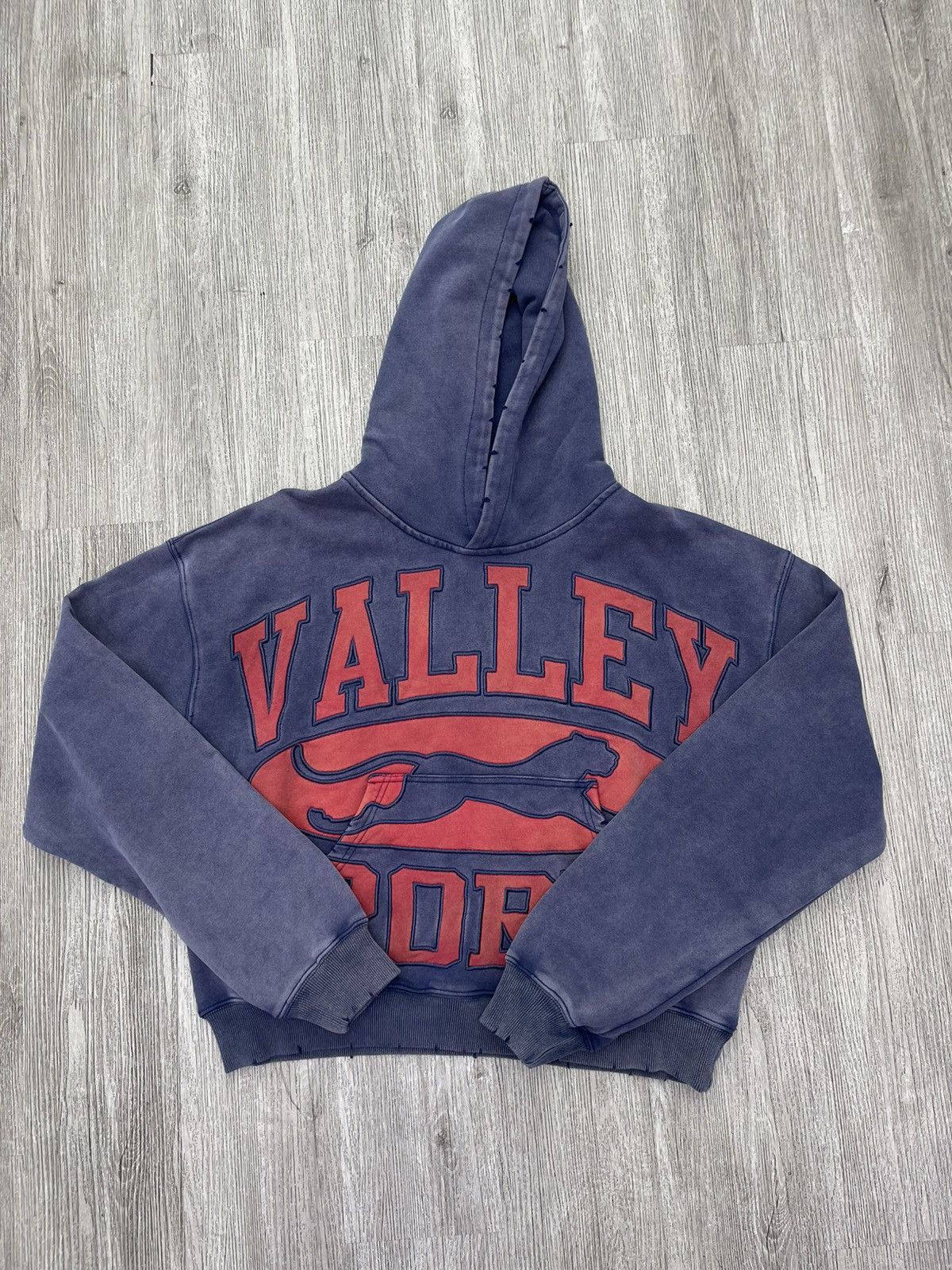 Vale Vale lives sports hoodie navy/red Size US M / EU 48-50 / 2 - 1 Thumbnail