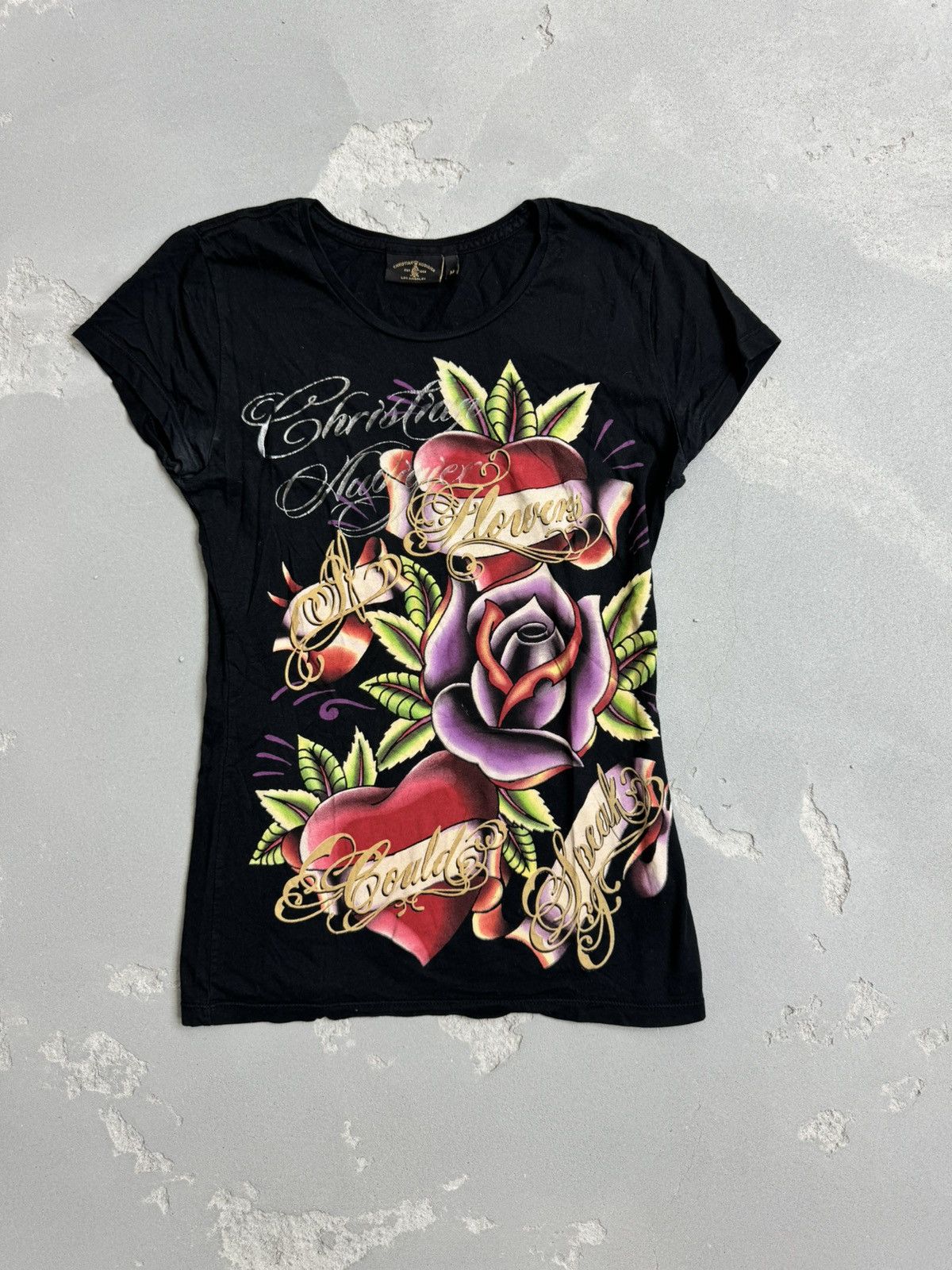 Christian Audigier Vintage Ed Hardy Christian Audigier T-shirt Size M / US 6-8 / IT 42-44 - 1 Thumbnail