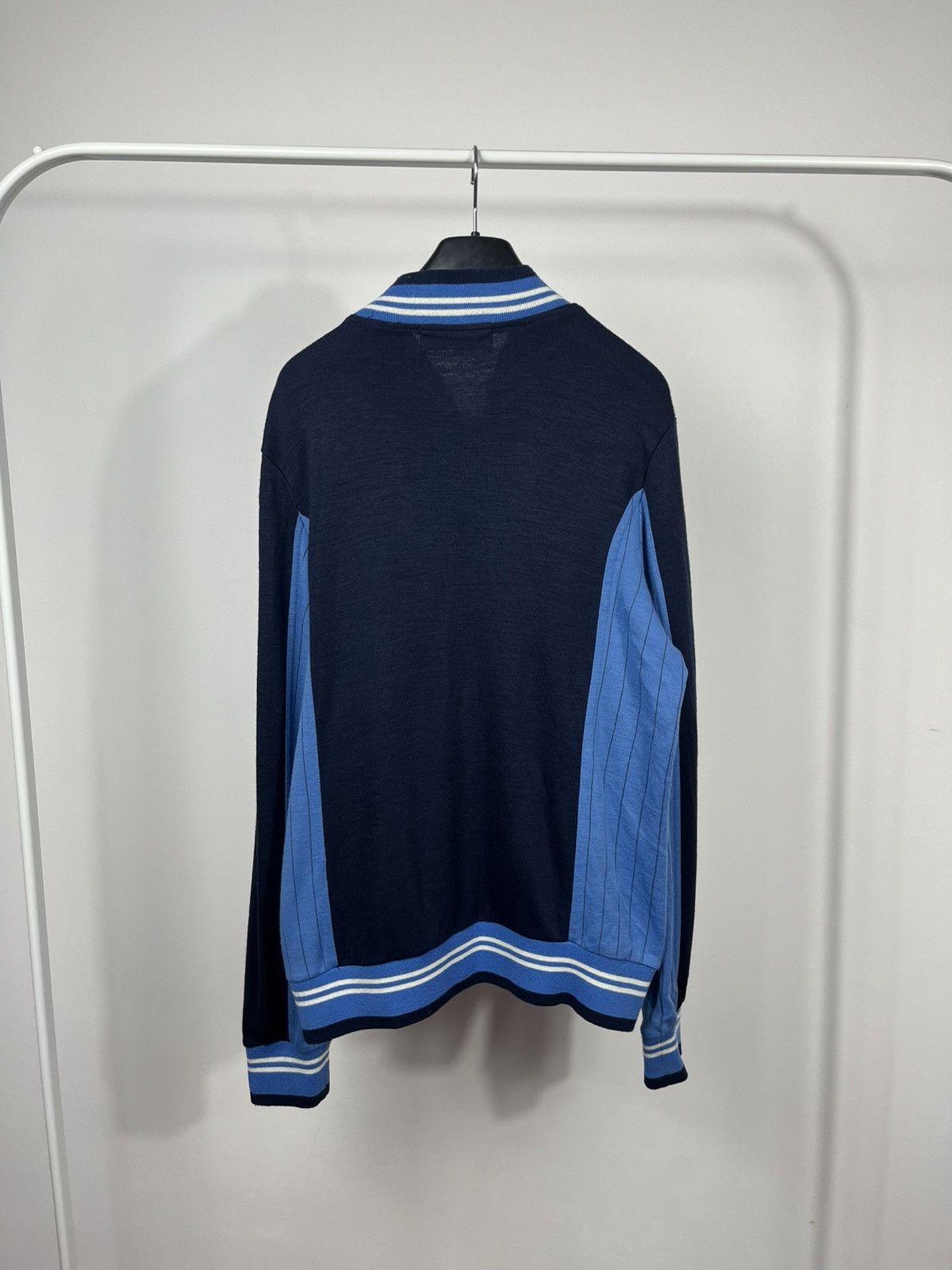 Fila Fila White Line Retro Track Jacket Navy Blue Wool Zip-Up Size US S / EU 44-46 / 1 - 10 Thumbnail