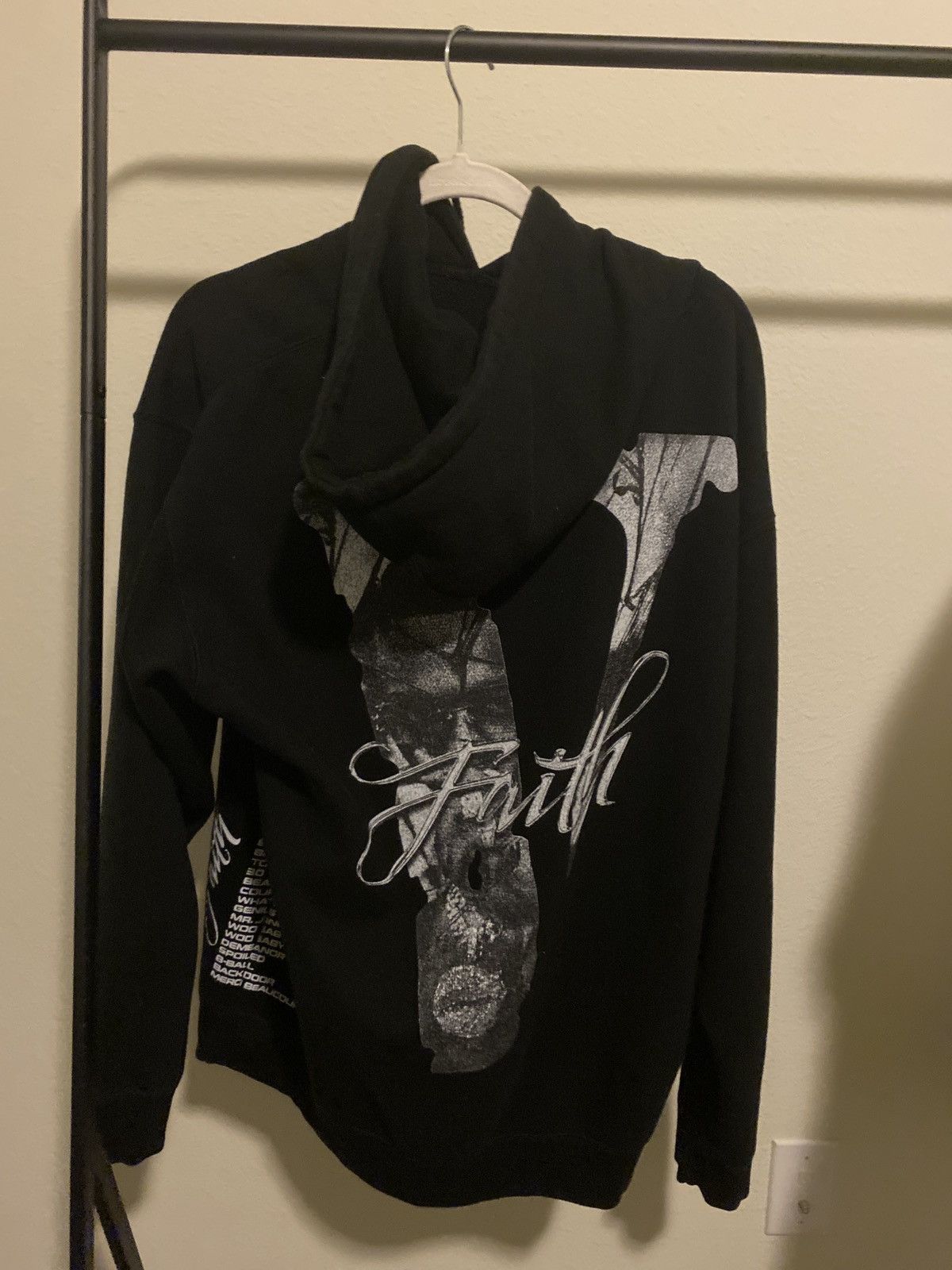Vlone Pop smoke x Vlone King of New York Hoodie Black L *RARE* Size US L / EU 52-54 / 3 - 2 Thumbnail
