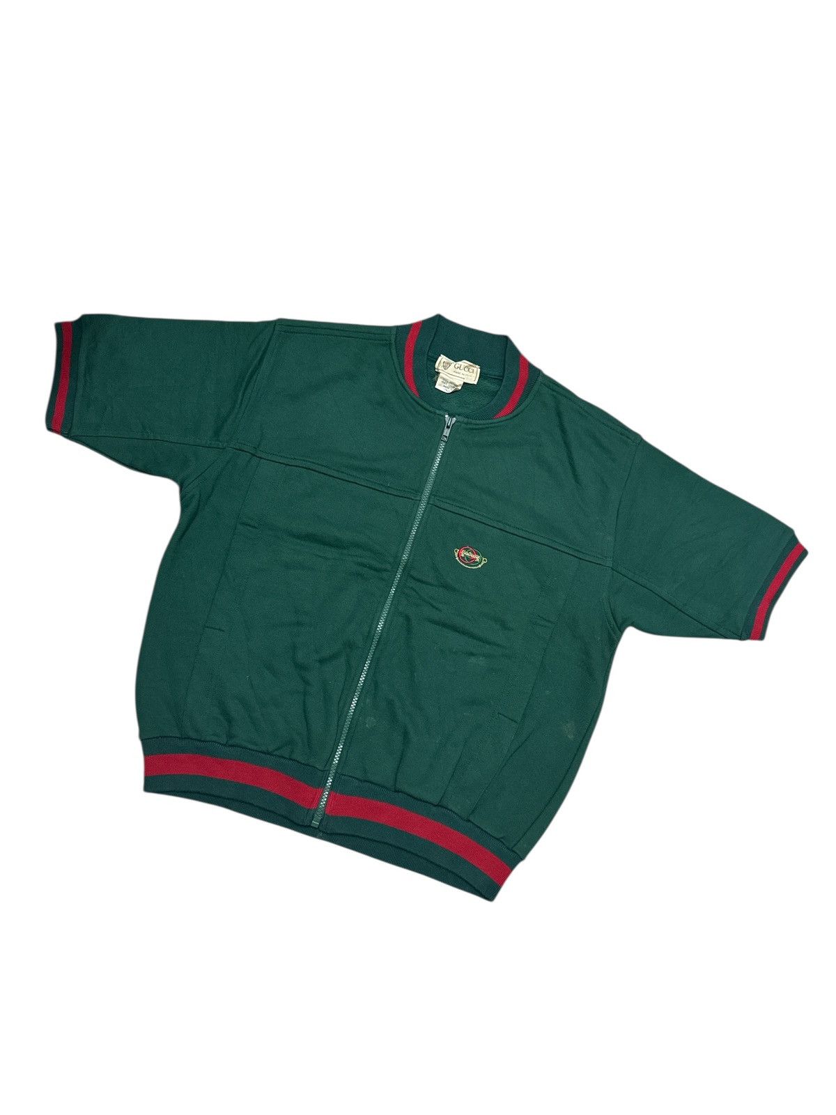 Gucci VINTAGE GUCCI TRAINING ZIPPER JACKET Size S / US 4 / IT 40 - 1 Thumbnail