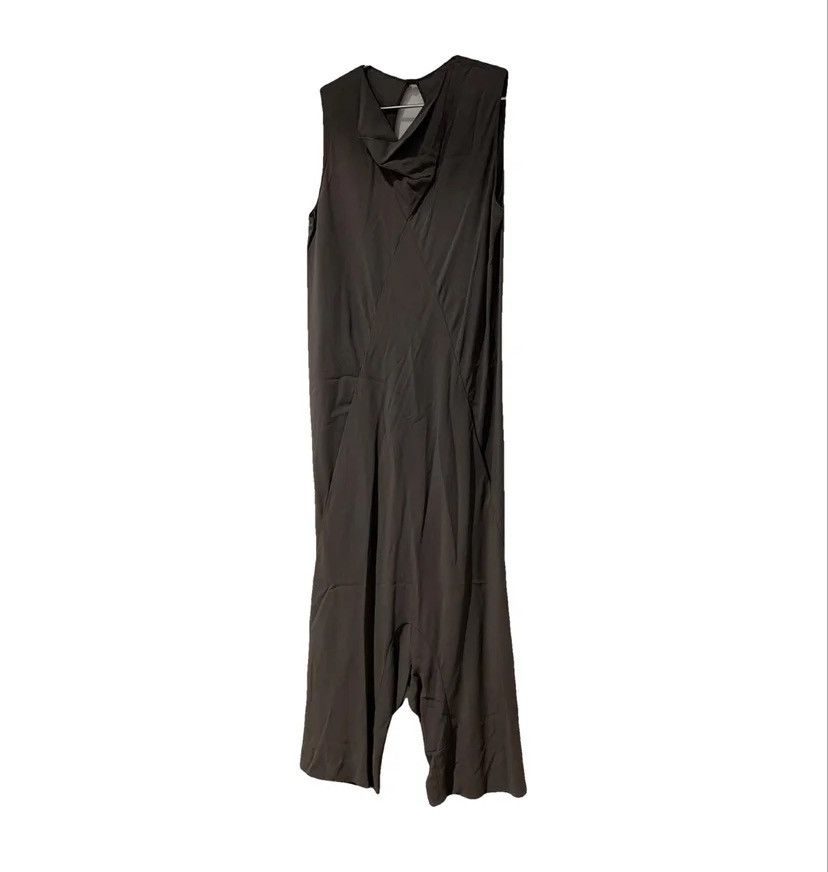 image of Rick Owens Dust Ss12 Collection Silk Romper in Grey, Women's (Size 28)