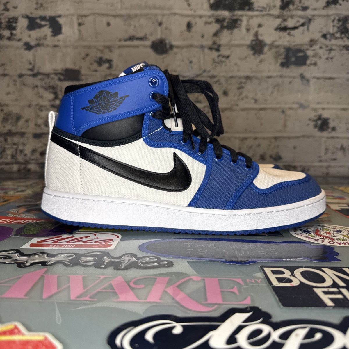 Nike Air Jordan 1 Retro AJKO Storm Blue Sz 10 Worn Once OG Box Size US 10 / EU 43 - 3 Thumbnail