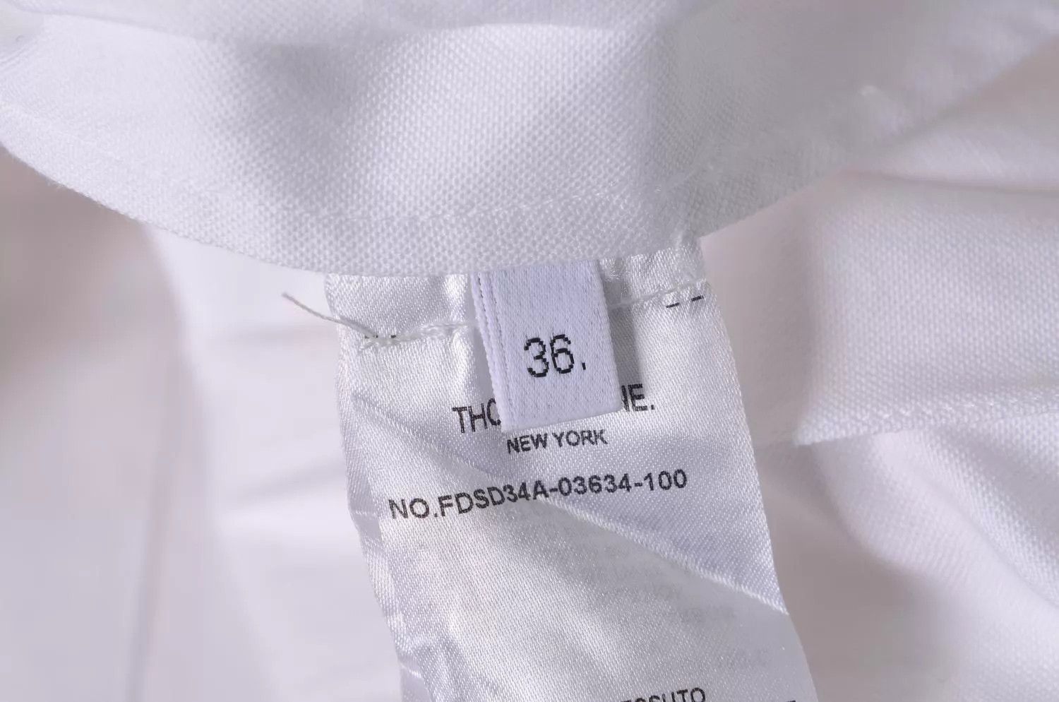 Thom Browne THOM BROWNE irregular hem long sleeve shirt Size XS / US 0-2 / IT 36-38 - 3 Thumbnail
