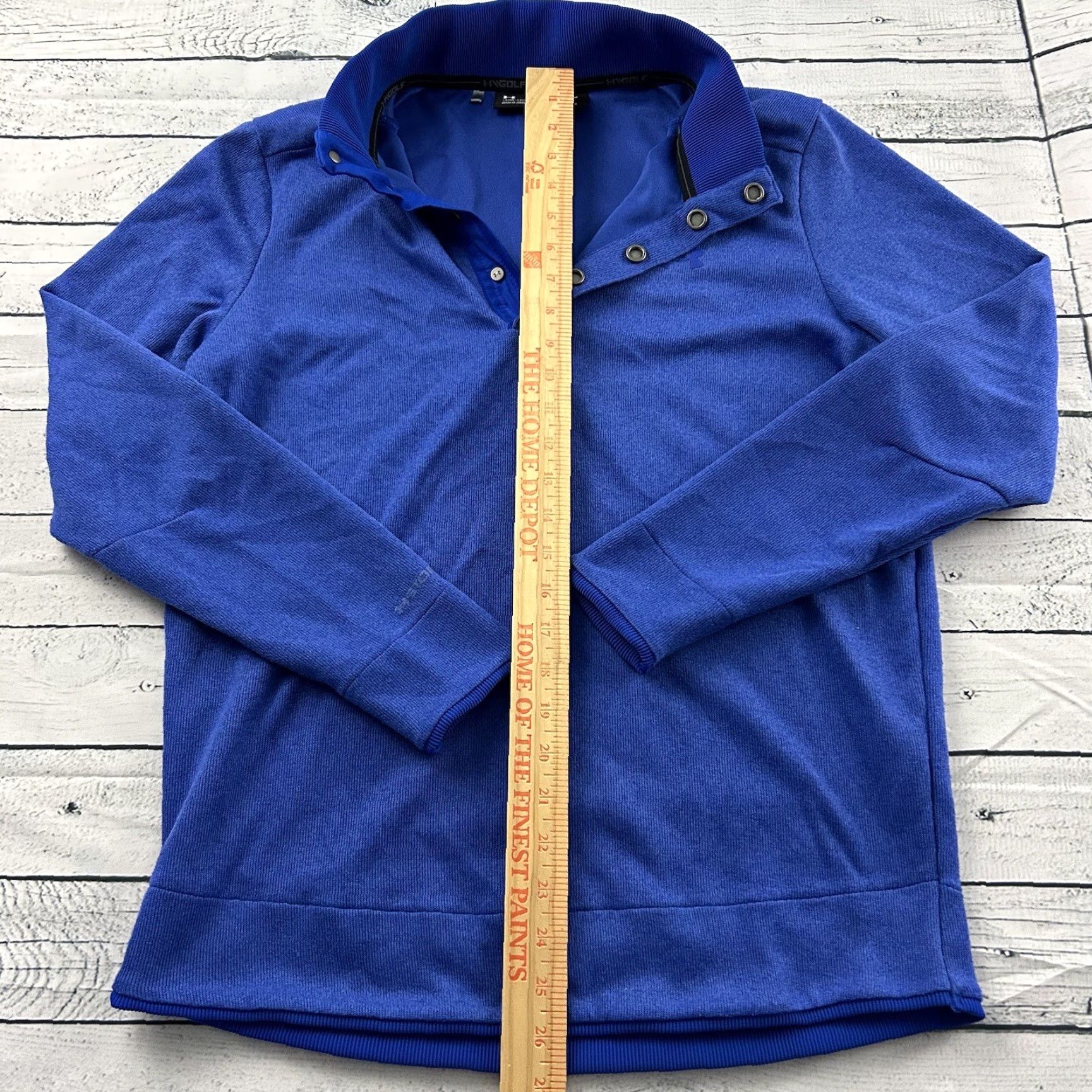 Under Armour Under Armour Golf Jacket Mens M Blue Pullover ColdGear Size US M / EU 48-50 / 2 - 3 Thumbnail