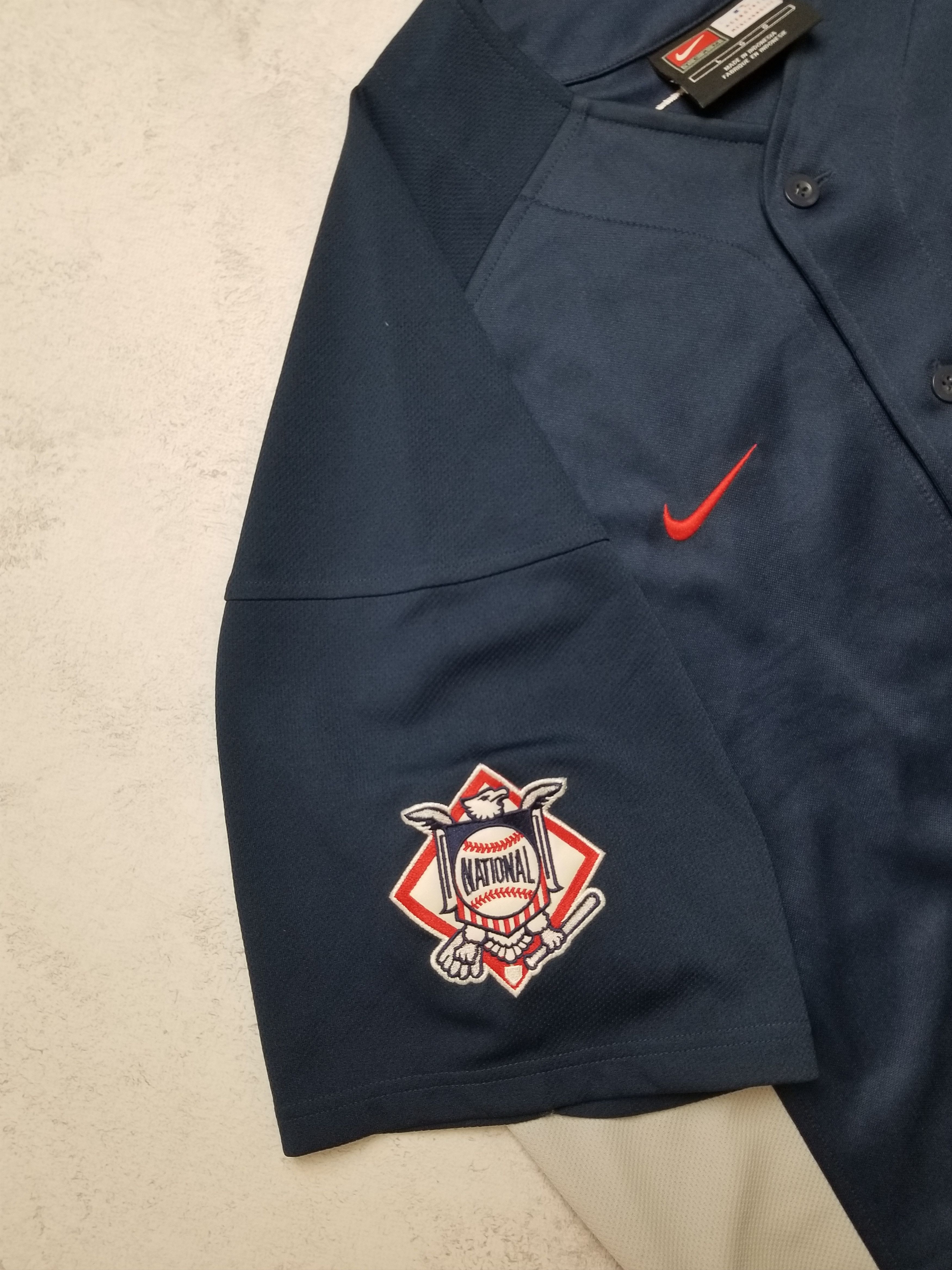 Nike Nike Vintage Classic Atlanta Braves #7 Drew Navy Blue Jersey Size US L / EU 52-54 / 3 - 13 Thumbnail
