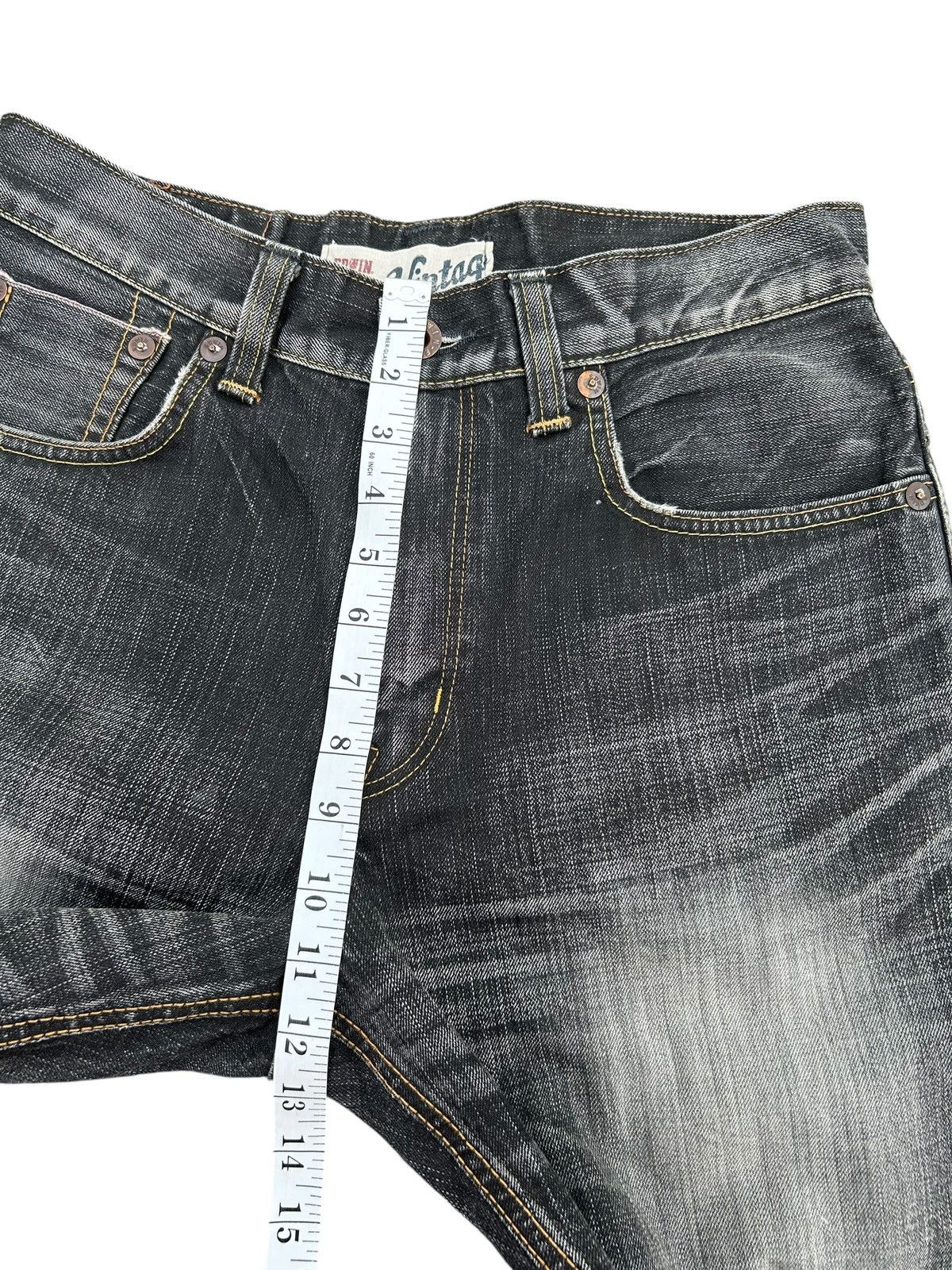 Kapital Vintage Edwin 505V Selvedge Distressed Denim Jeans Size US 32 / EU 48 - 18 Thumbnail