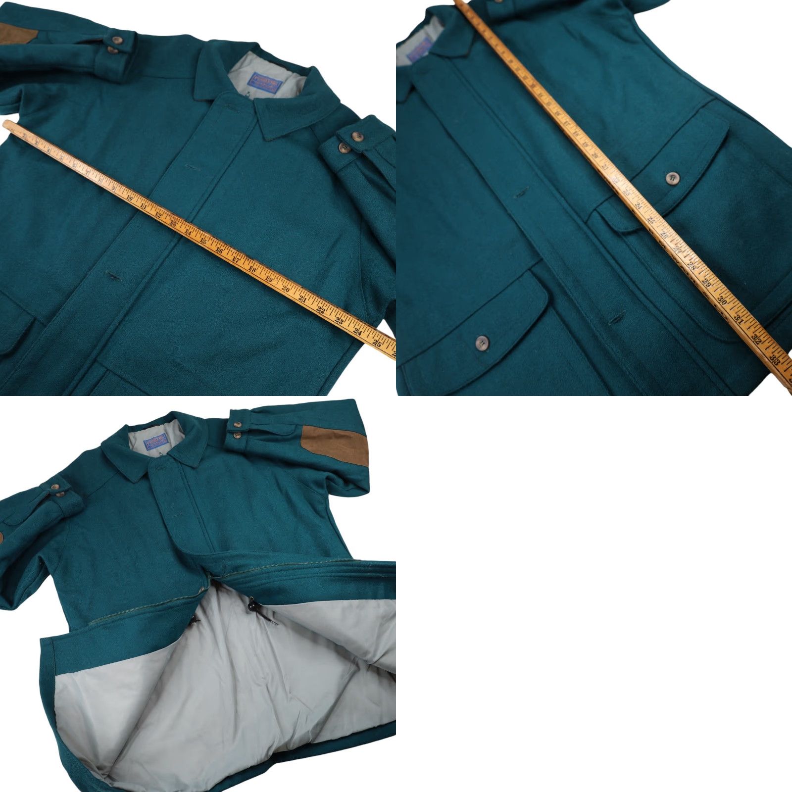 Pendleton VINTAGE Pendleton Coat Mens M Heavy Wool Blue Teal Overcoat Size US M / EU 48-50 / 2 - 8 Thumbnail