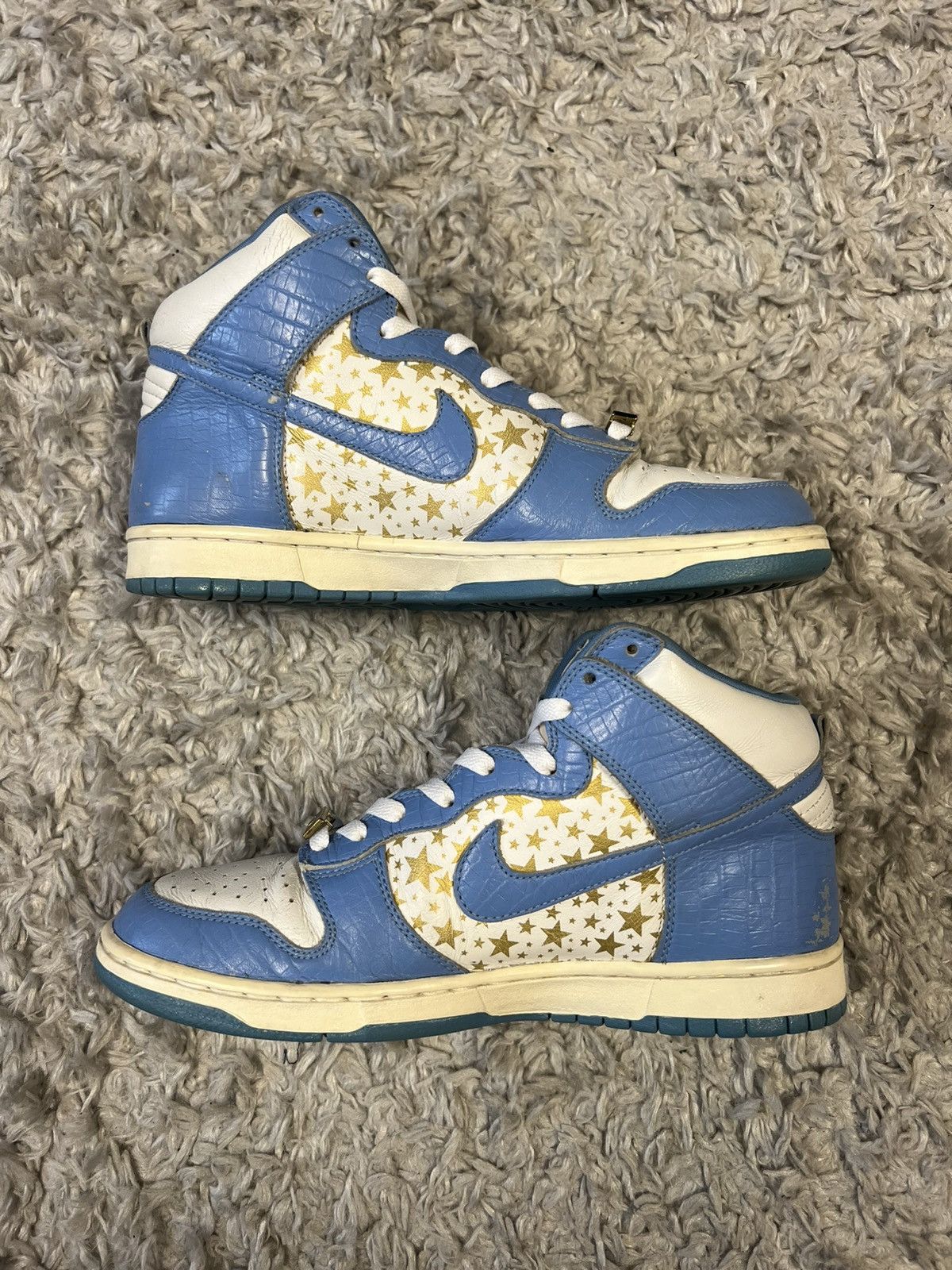Nike × Supreme Nike Supreme x Dunk High Pro SB 'Blue' Size US 10.5 / EU 43-44 - 2 Thumbnail