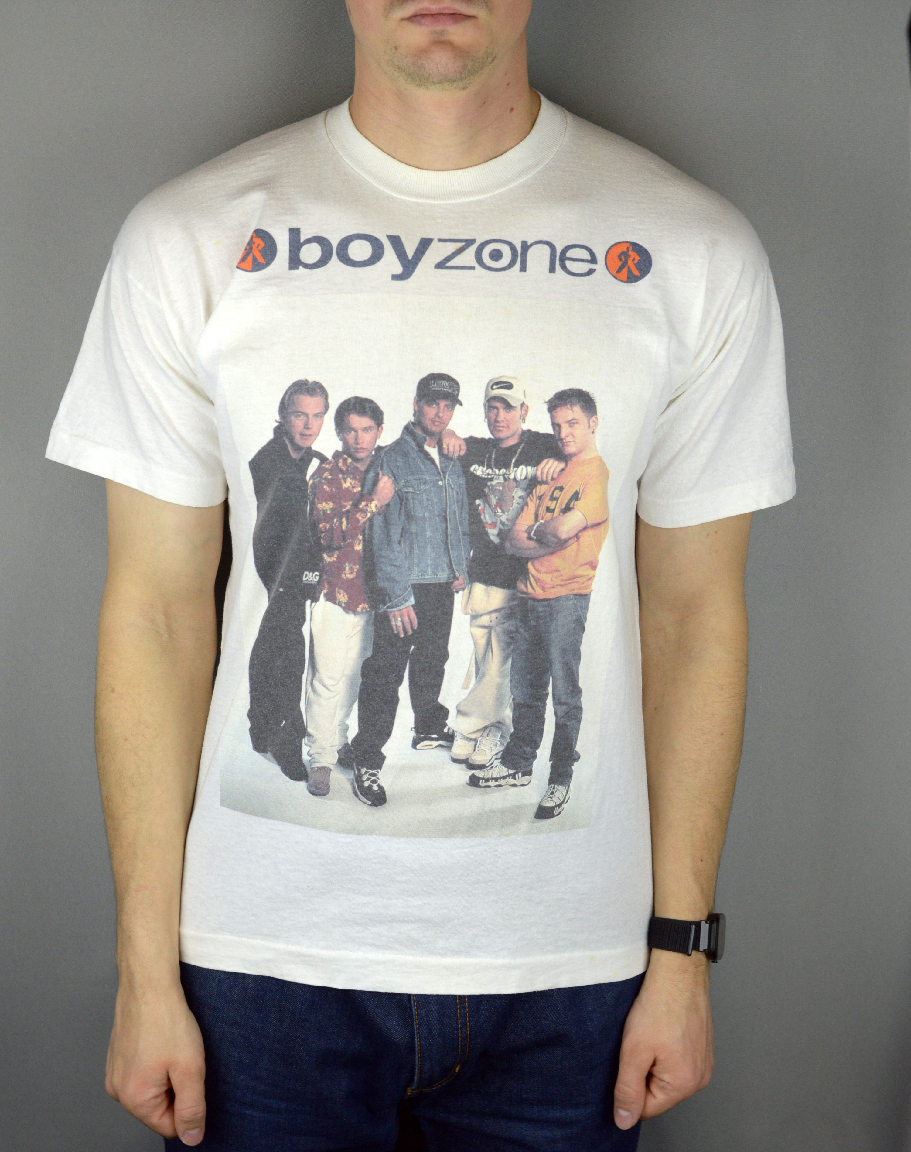 Vintage Vintage Boyzone Summer tour 1996 t shirt Size US XL / EU 56 / 4 - 1 Thumbnail
