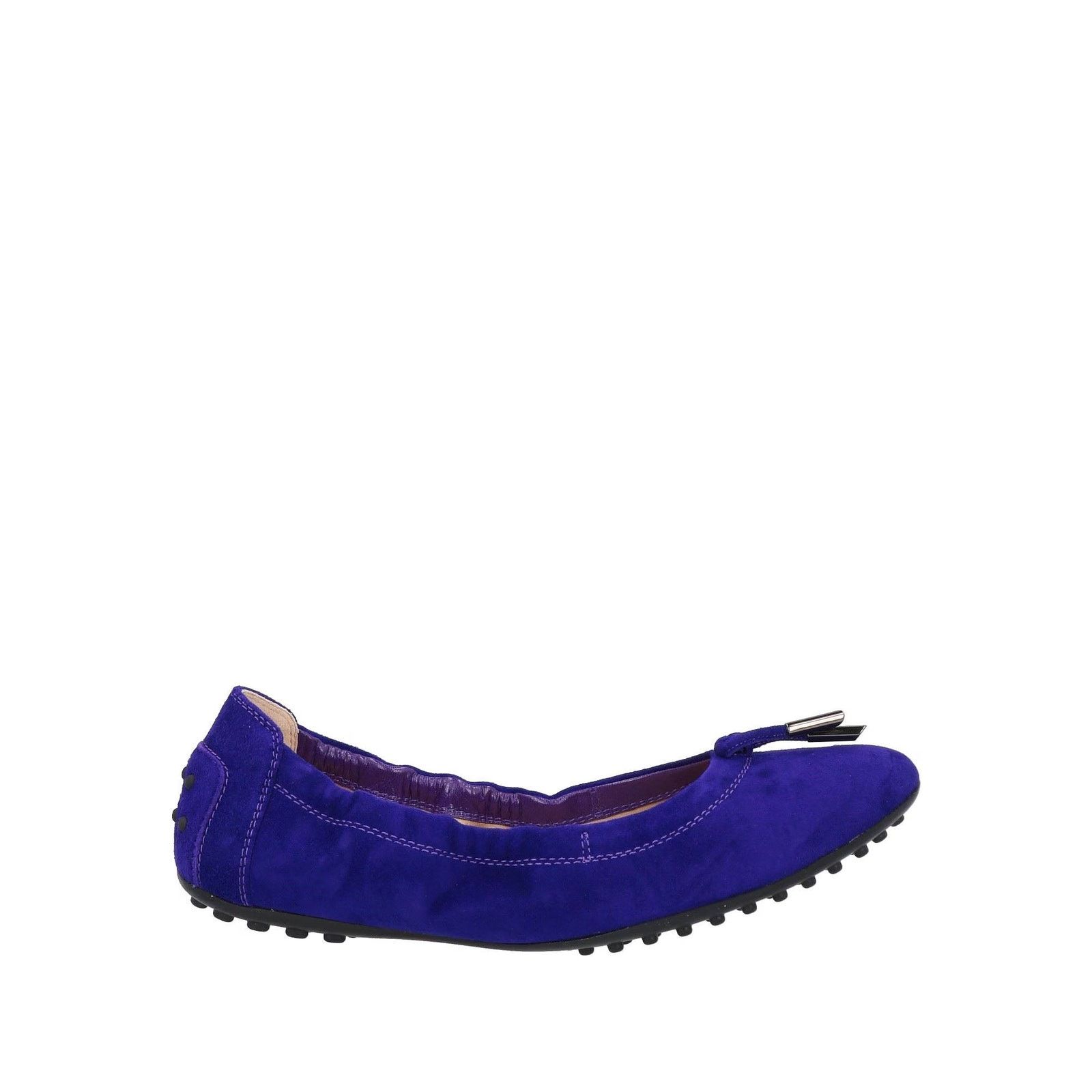 Tod's Tods Purple Suede Ballerina Dee Laccetto Ballet flats sz. 38 Size US 8 / IT 38 - 1 Thumbnail