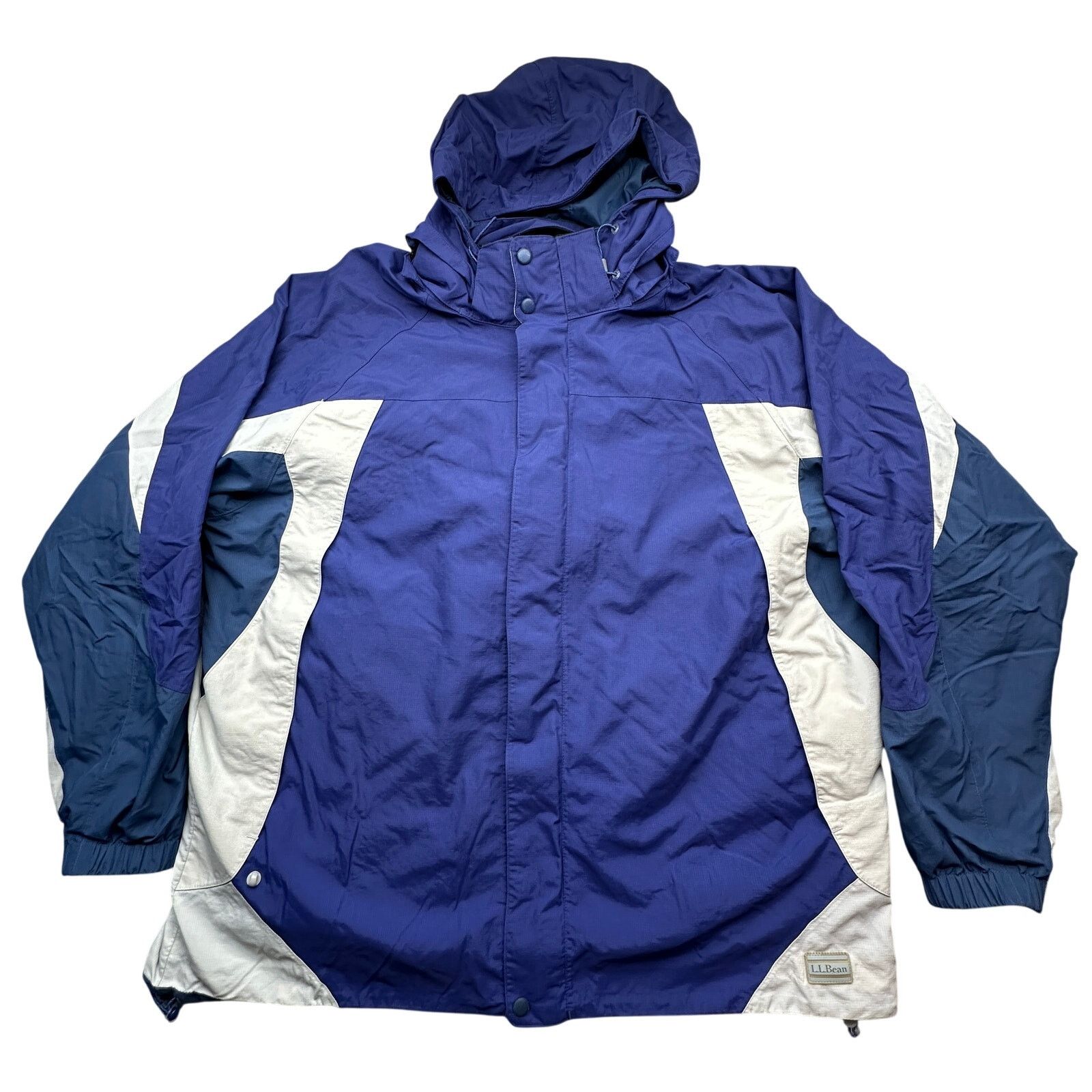 L.L. Bean LL Bean PG73 Ripstop Nylon Ski Snow Shell Hooded Jacket XXL Size US XXL / EU 58 / 5 - 1 Thumbnail