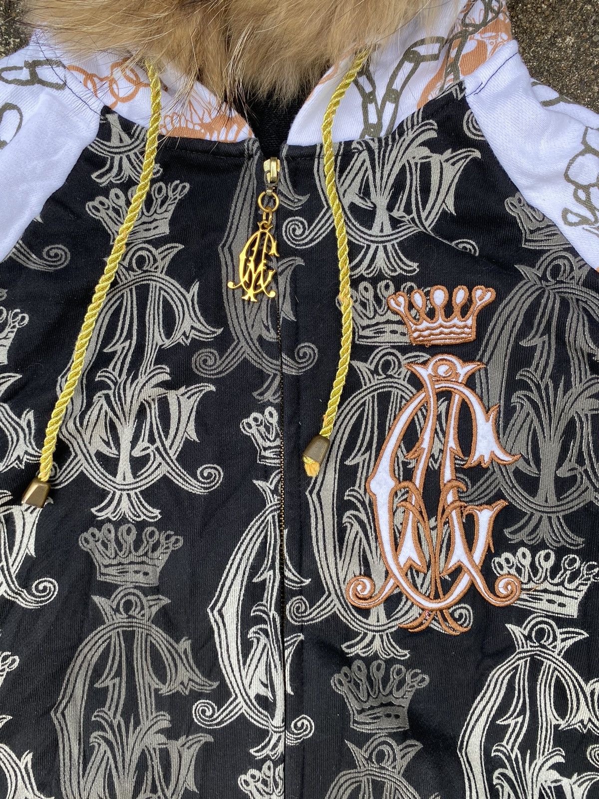 Christian Audigier × If Six Was Nine × Le Grande Bleu (L.G.B.) Audigier - Japanese fur Zip Hoodie Ifsixwasnine lgb style Size US M / EU 48-50 / 2 - 3 Thumbnail