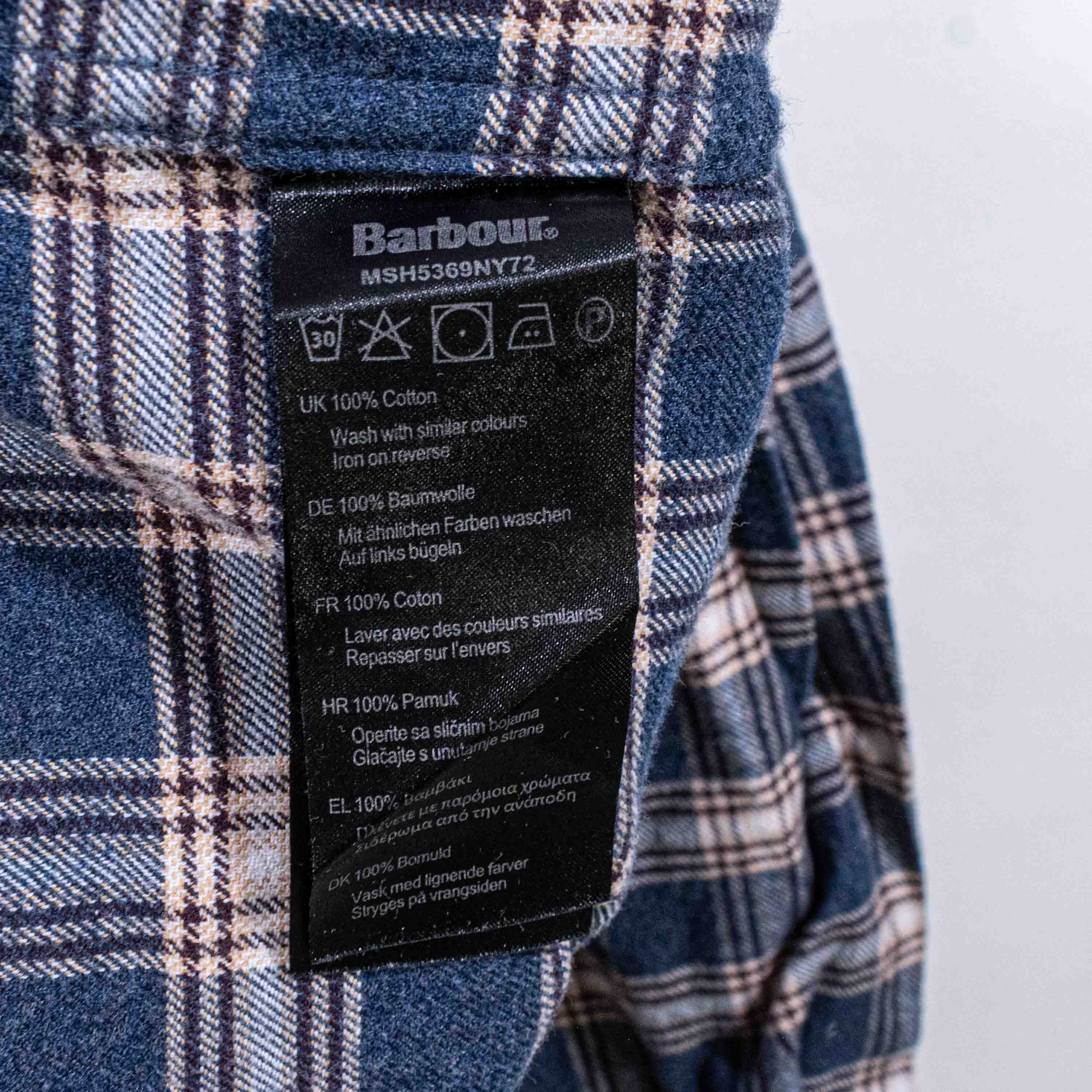 Barbour Barbour Flannel Button Down Shirt Medium Y2K Skate Grunge Size US M / EU 48-50 / 2 - 8 Thumbnail