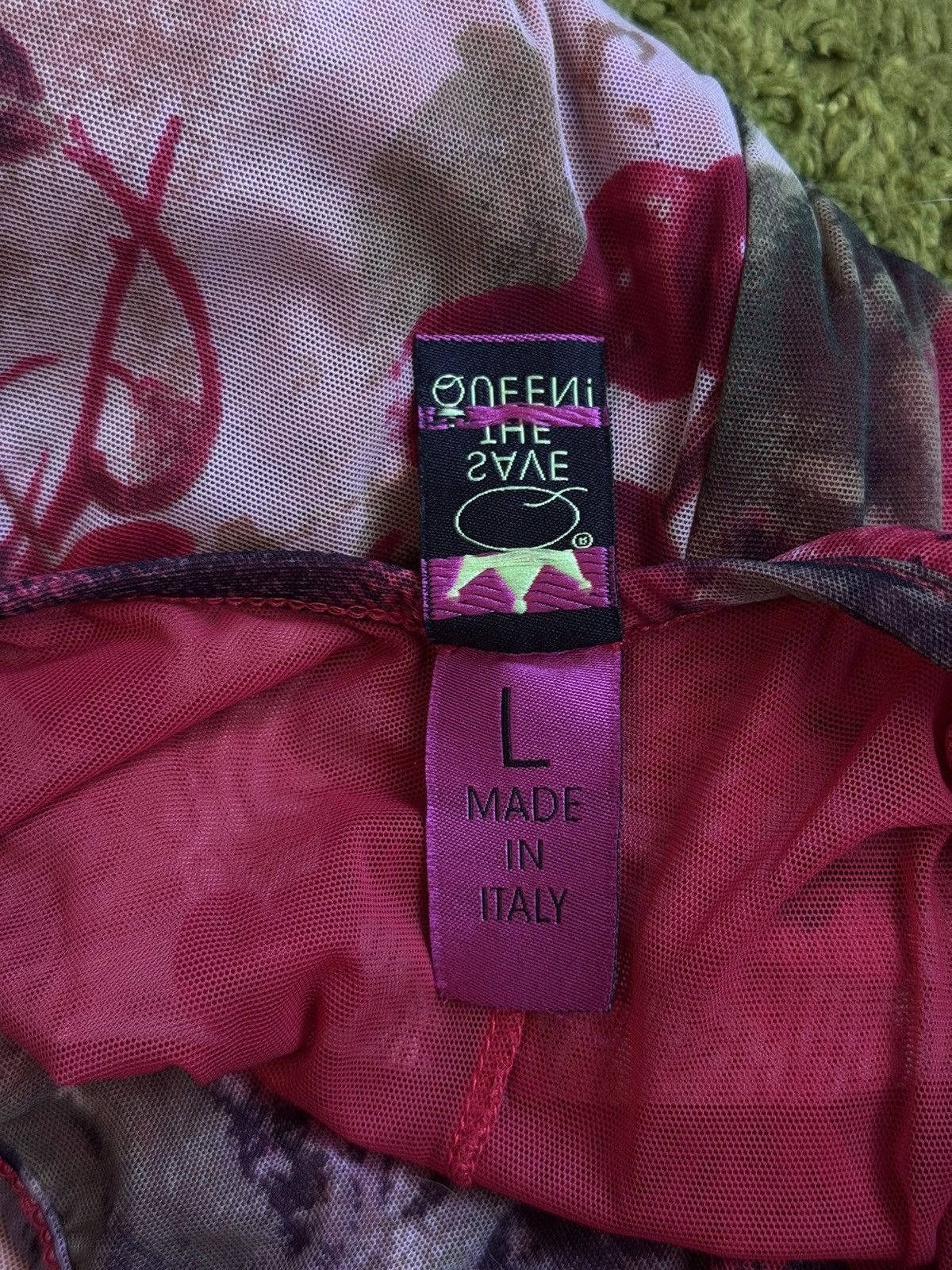 Other Save the Queen 2000s vintage floral pattern mesh maxi dress Size L / US 10 / IT 46 - 8 Thumbnail
