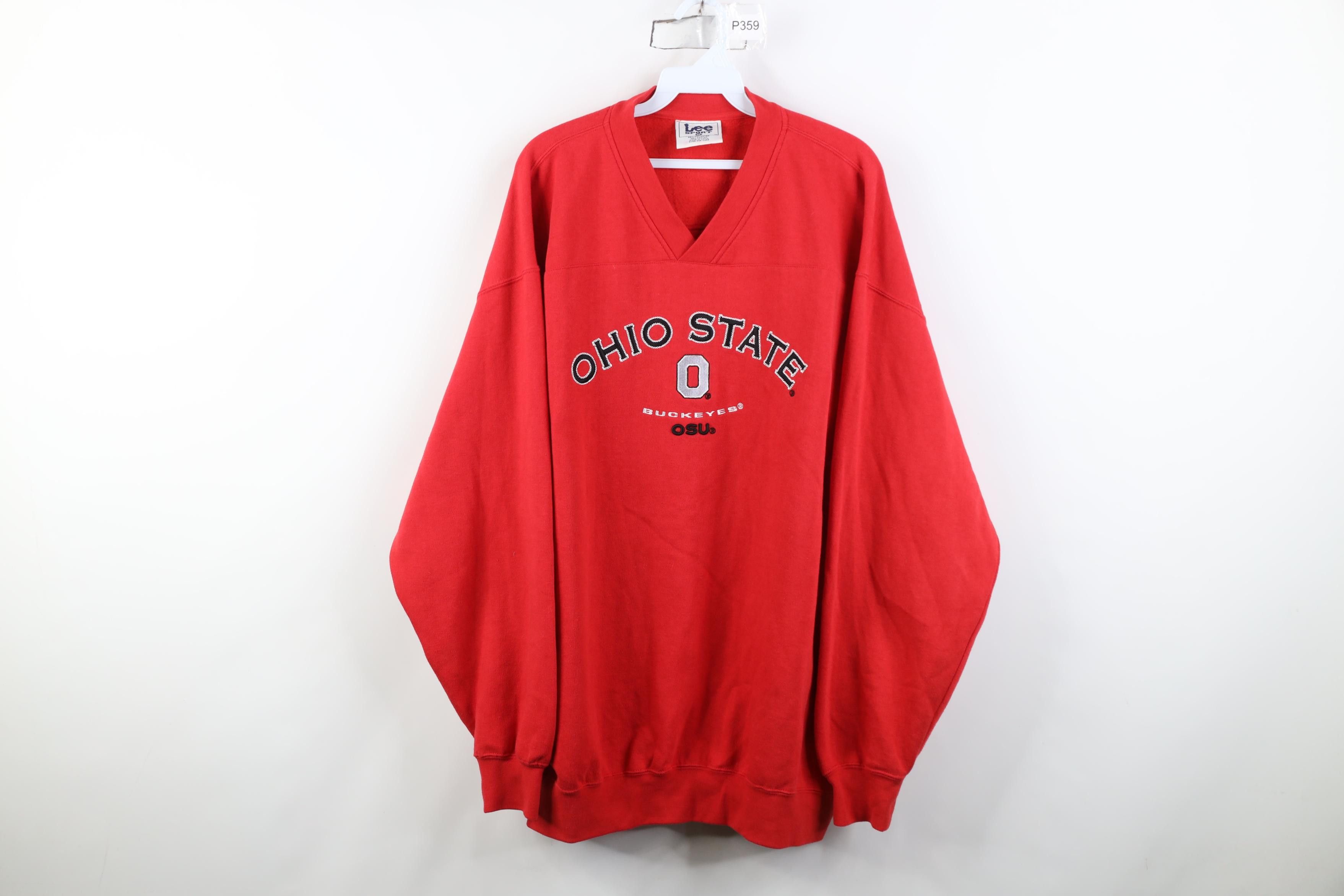 Vintage Vintage 90s Ohio State University Football Jersey Sweatshirt Size US XL / EU 56 / 4 - 1 Thumbnail