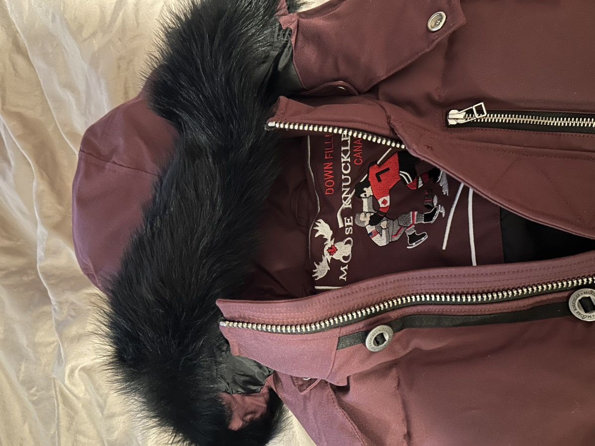 Moose Knuckles Moose Knuckle Burgundy Jacket Size US S / EU 44-46 / 1 - 12 Thumbnail