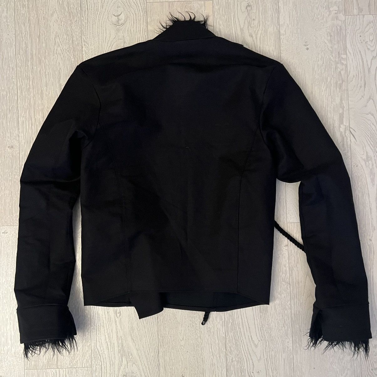 Other Black denim jacket with fur lining Size US S / EU 44-46 / 1 - 4 Thumbnail