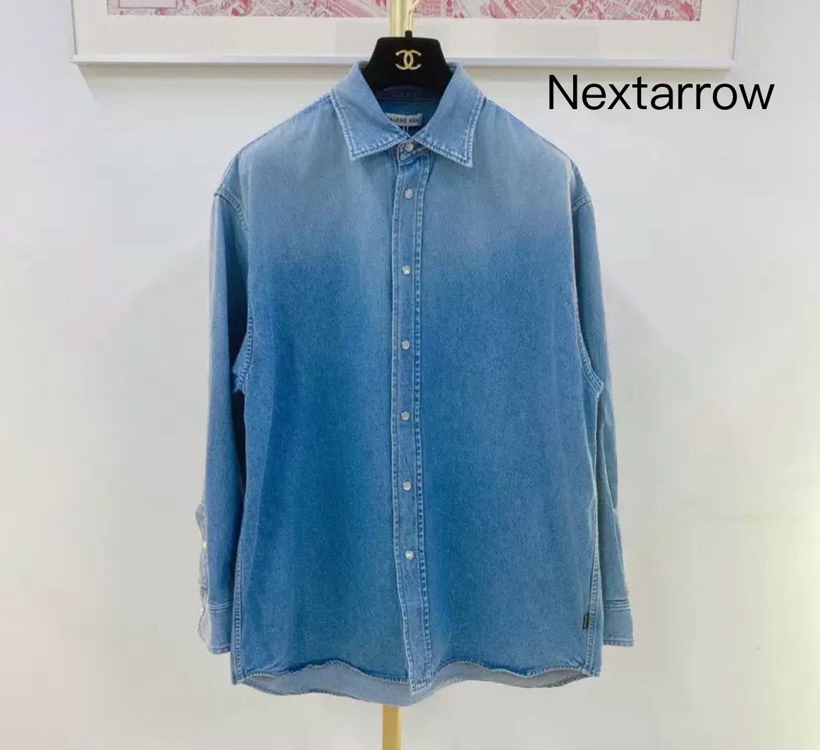 Balenciaga Balenciaga gradient denim jacket2412-Nextarrow Size US S / EU 44-46 / 1 - 1 Thumbnail