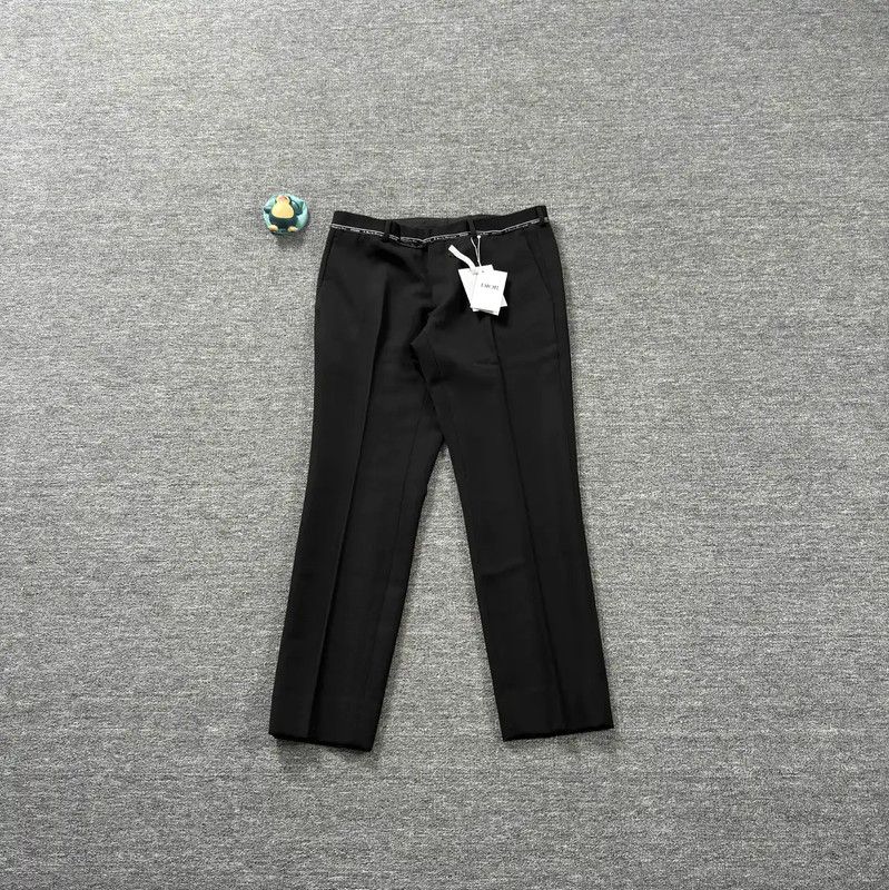 Dior Dior Black Cotton Casual Pants for Men 0089 Size US 36 / EU 52 - 1 Thumbnail