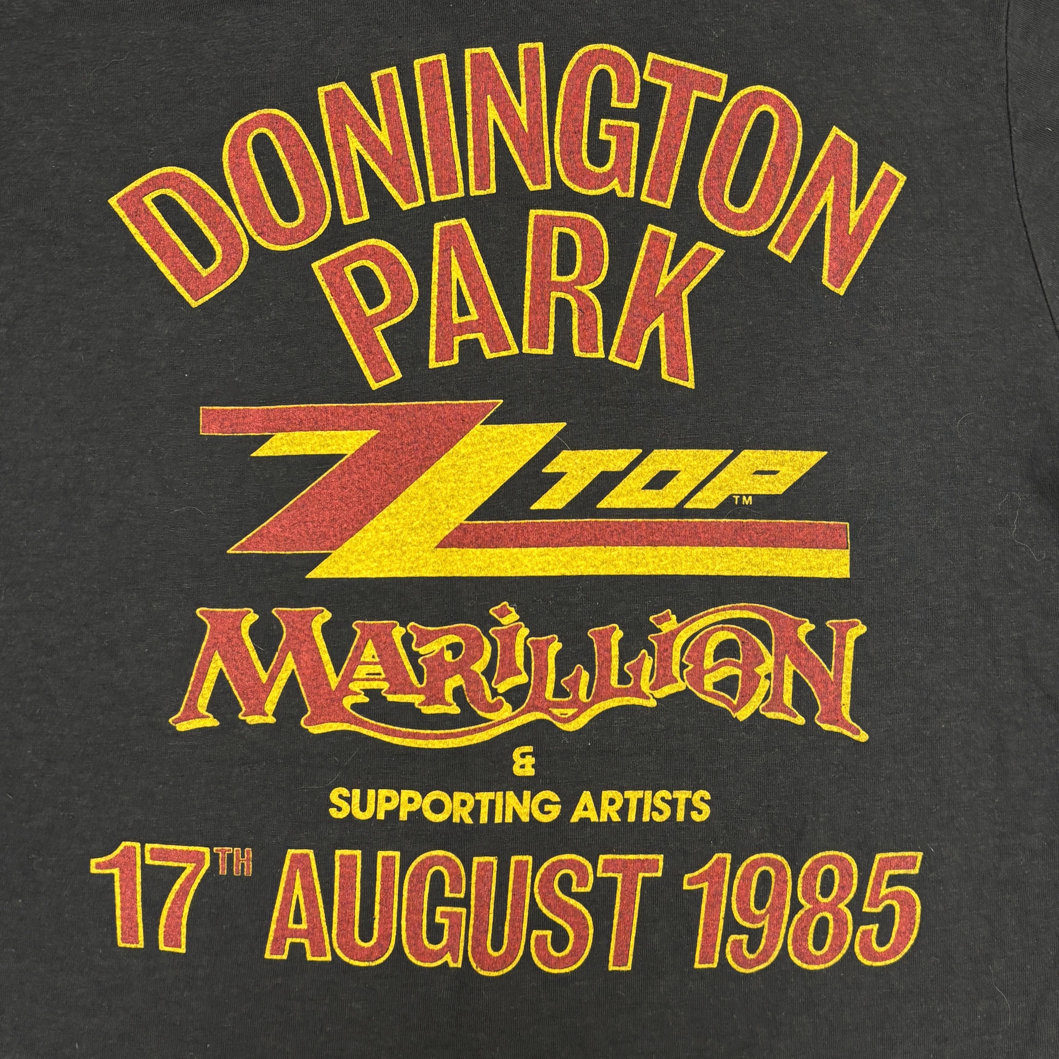 Band Tees Vintage ZZ Top Shirt 80s Band Tee Marillion Monsters of Rock Size US M / EU 48-50 / 2 - 10 Thumbnail