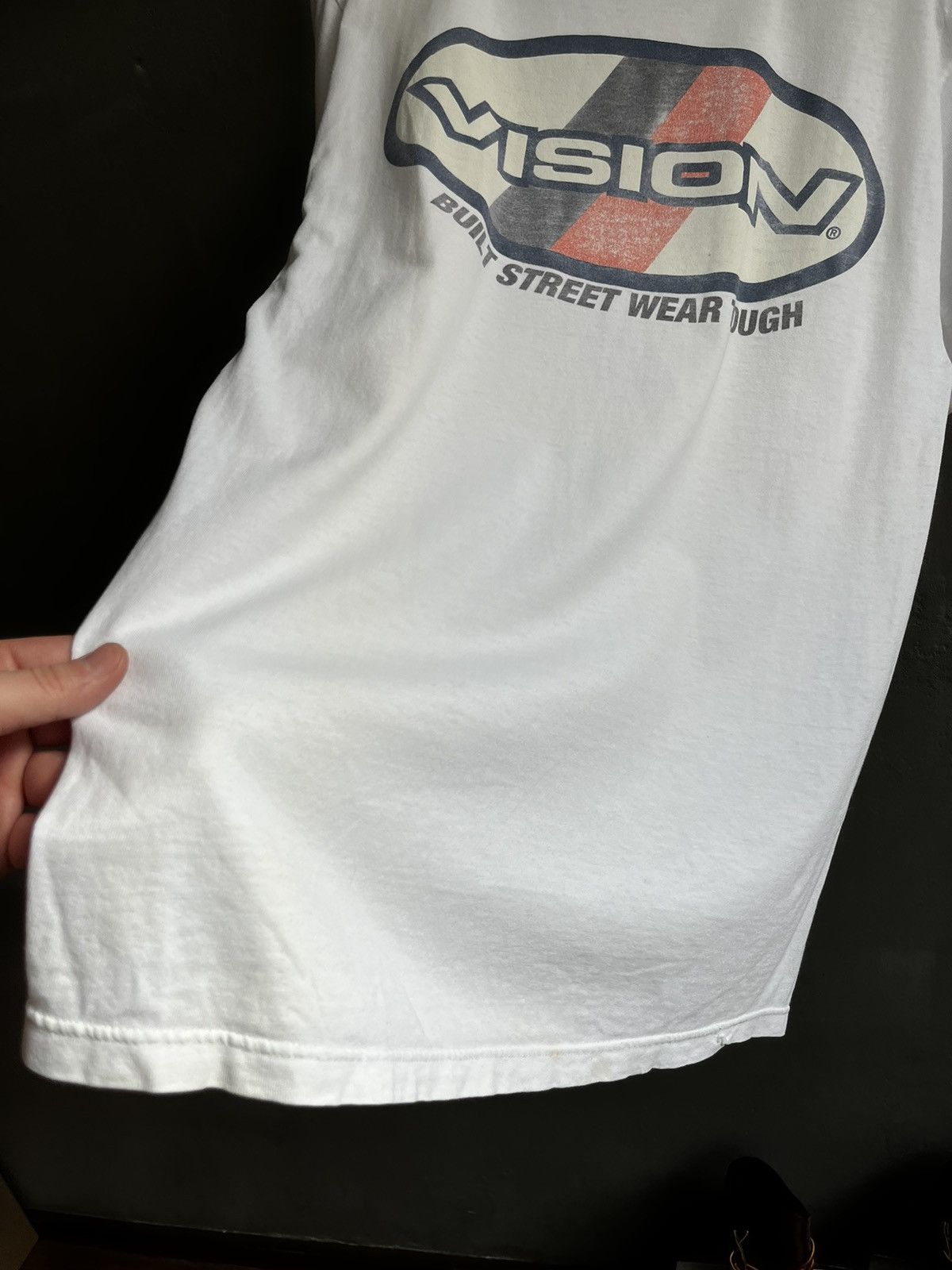Vintage vision 1987 t shirt USA 90s Size US L / EU 52-54 / 3 - 4 Thumbnail